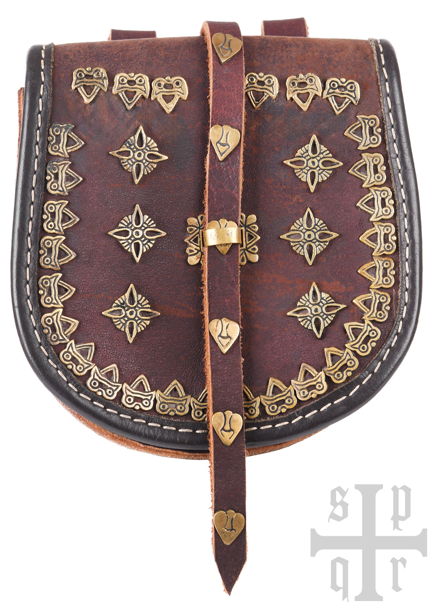 Imagen única de: Bolso Tarsoly, Bolso Cinturón De Cuero Vikingo