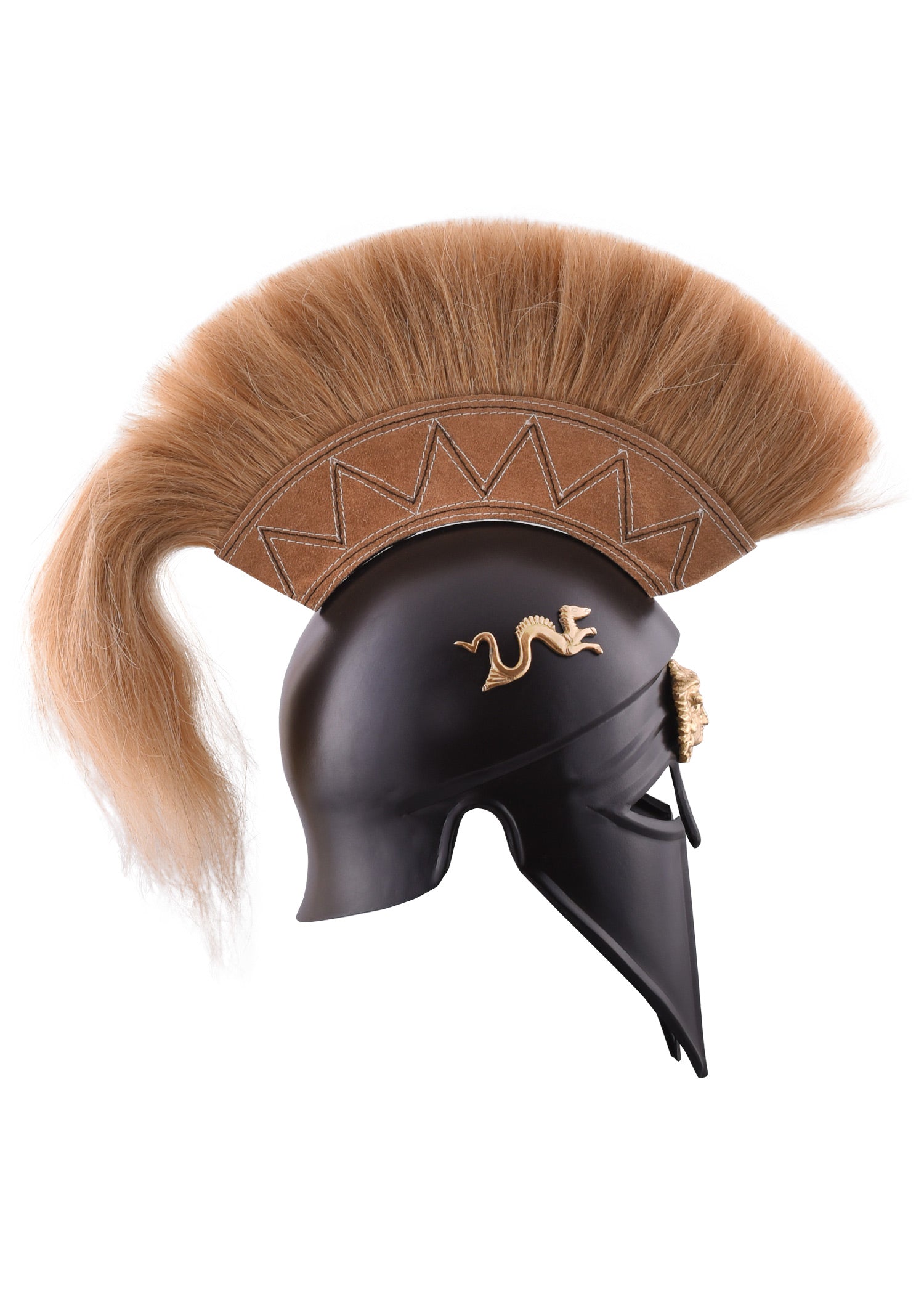 Imagen única de: Casco Italo-corintio Con Escudo, Negro, Decorado