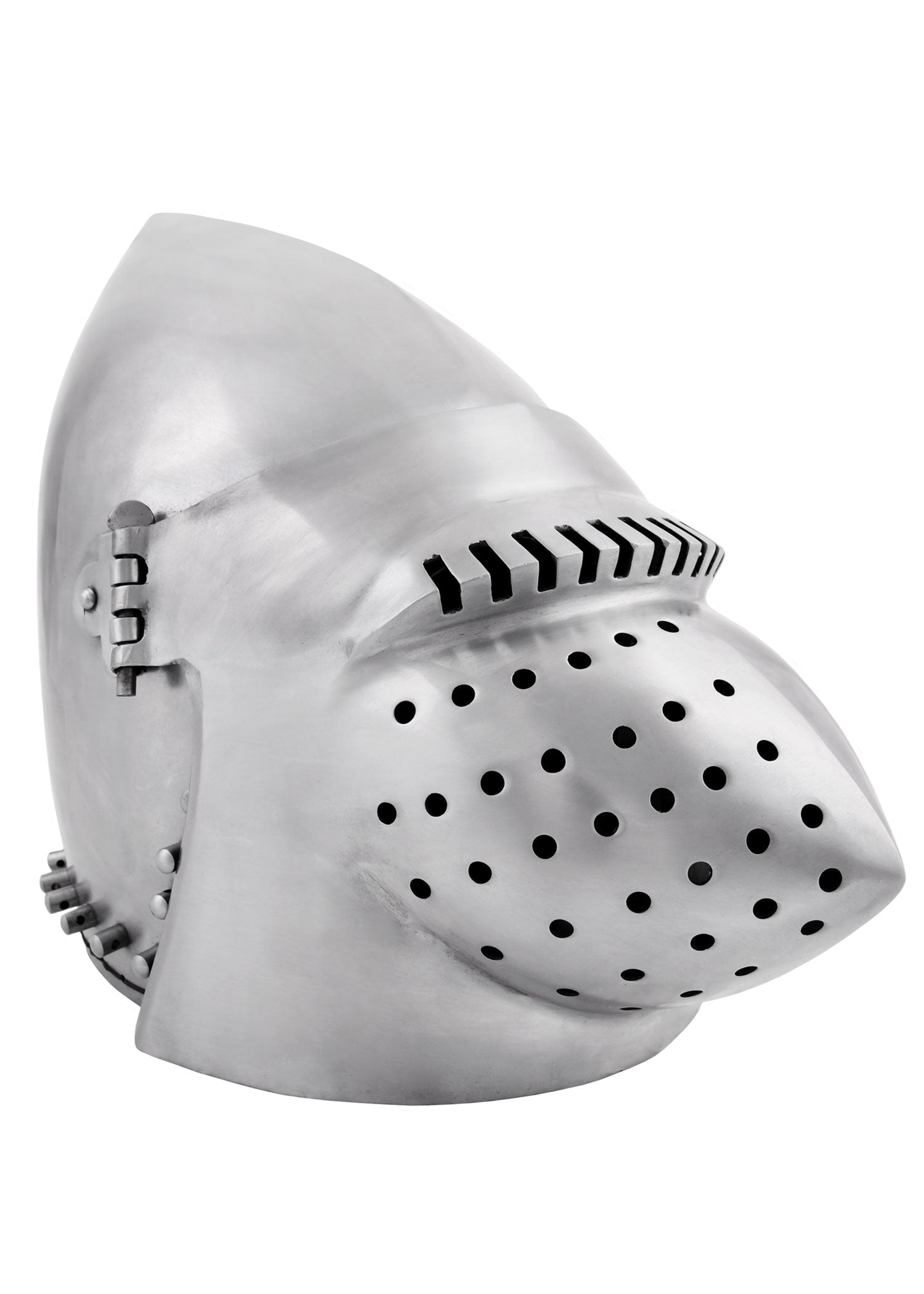 Imagen única de: Hundsgugel Medieval, Castillo De Churburg, Finales Del Siglo Xiv. Acero De 1,6 Mm.