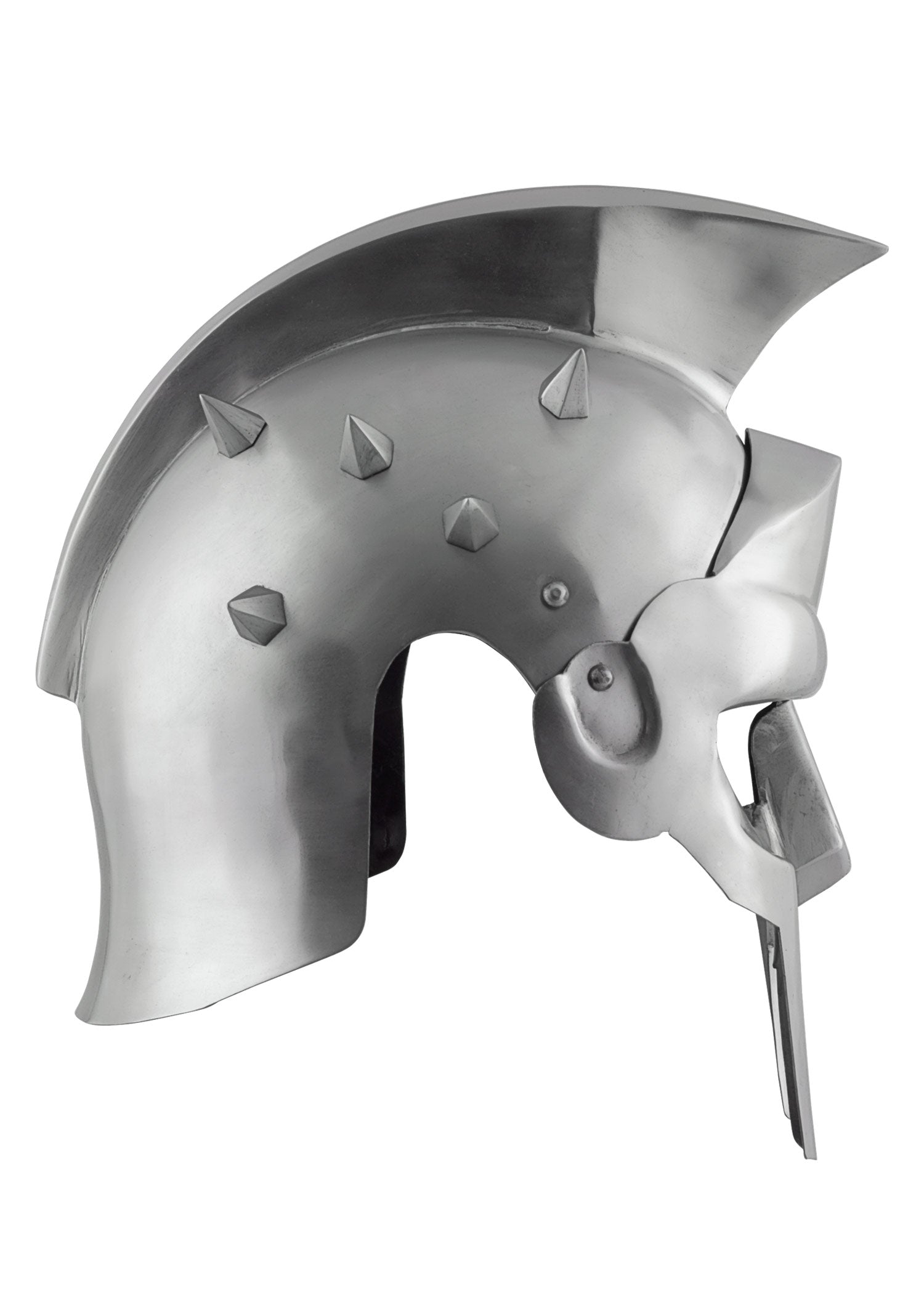 Imagen 2 - Casco De Gladiador Maximus Con Incrustaciones De Cuero Con Espinas.