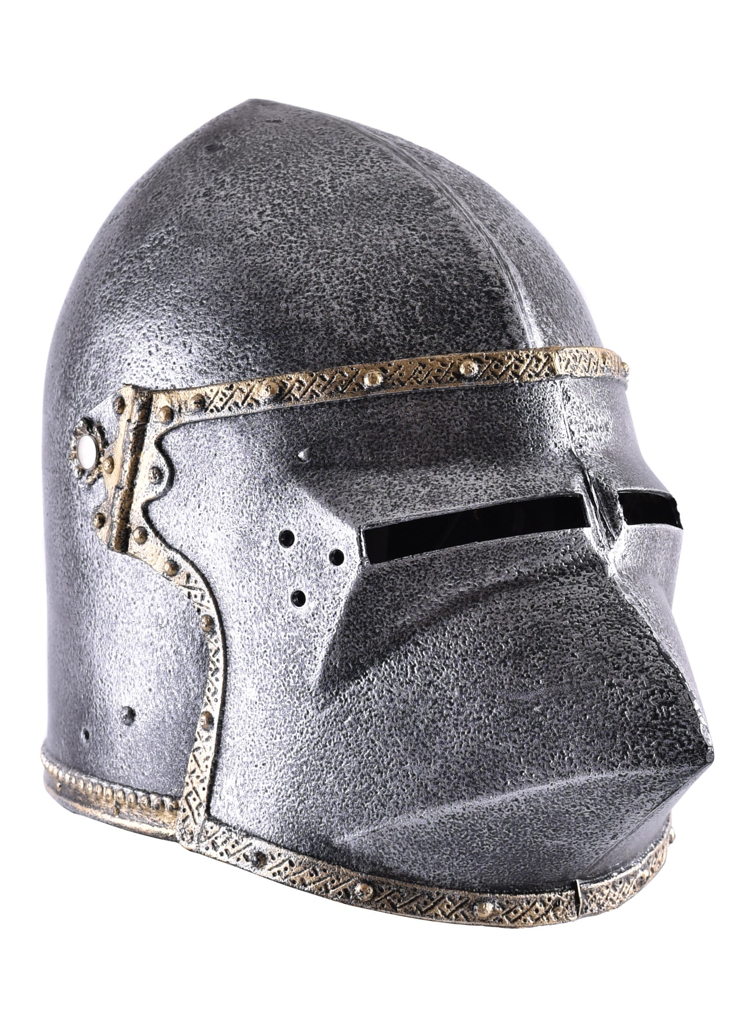 Imagen 1 - Casco De Caballero Infantil Hundsgugel Con Visera Plegable, Plástico