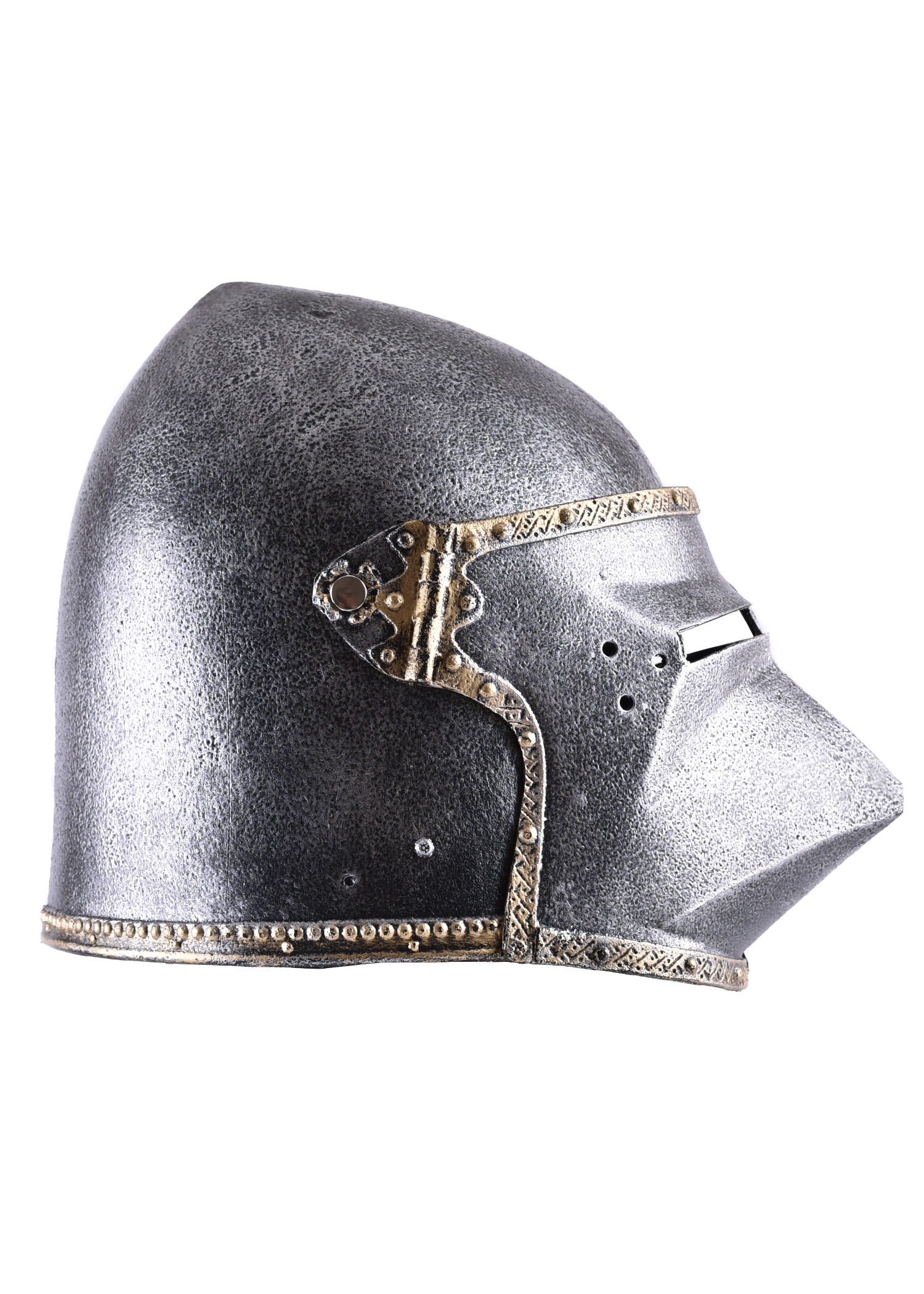 Imagen 3 - Casco De Caballero Infantil Hundsgugel Con Visera Plegable, Plástico