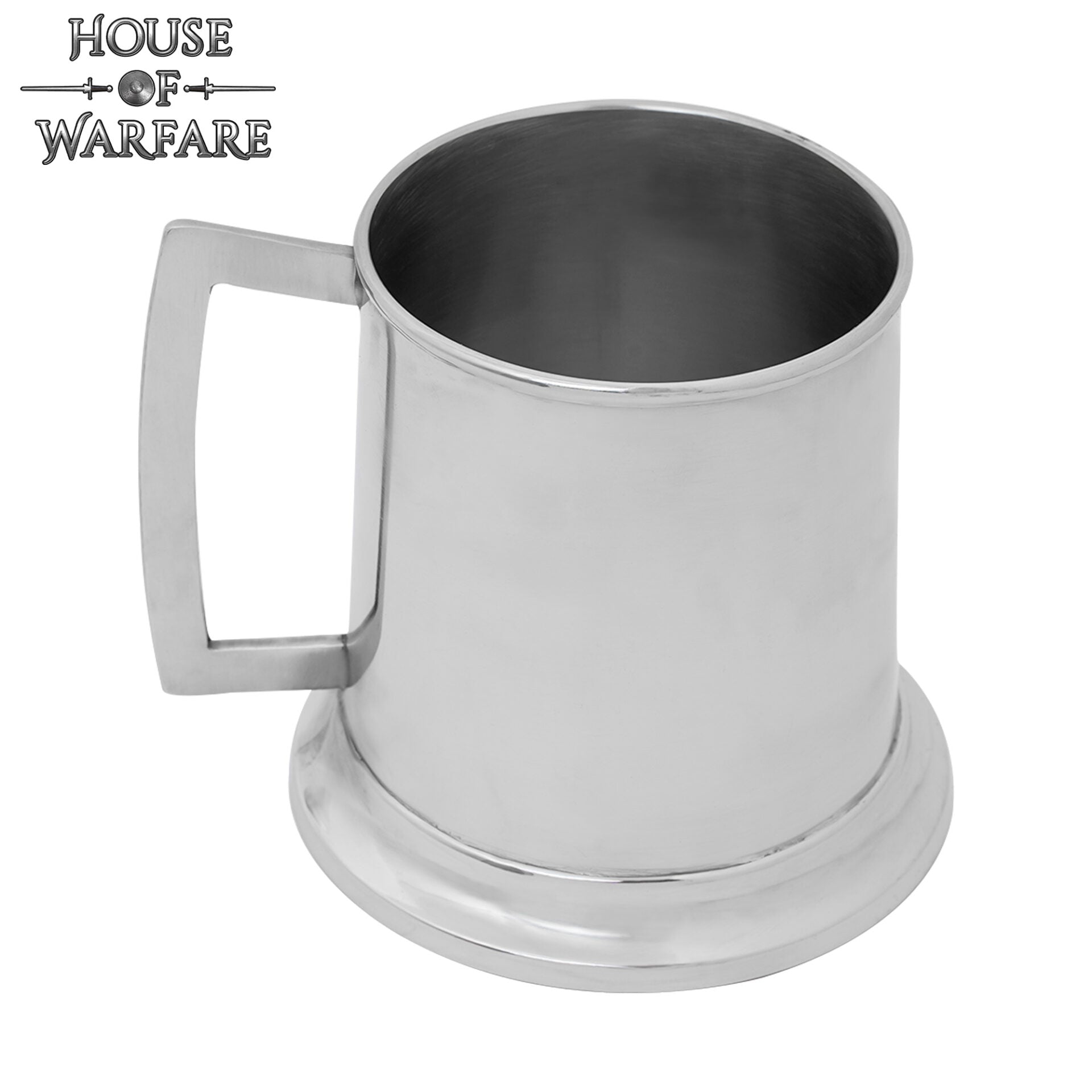 Imagen única de: Jarra Medieval de Acero Pulido - 4,5 Pulgadas, 660 Ml de Capacidad
