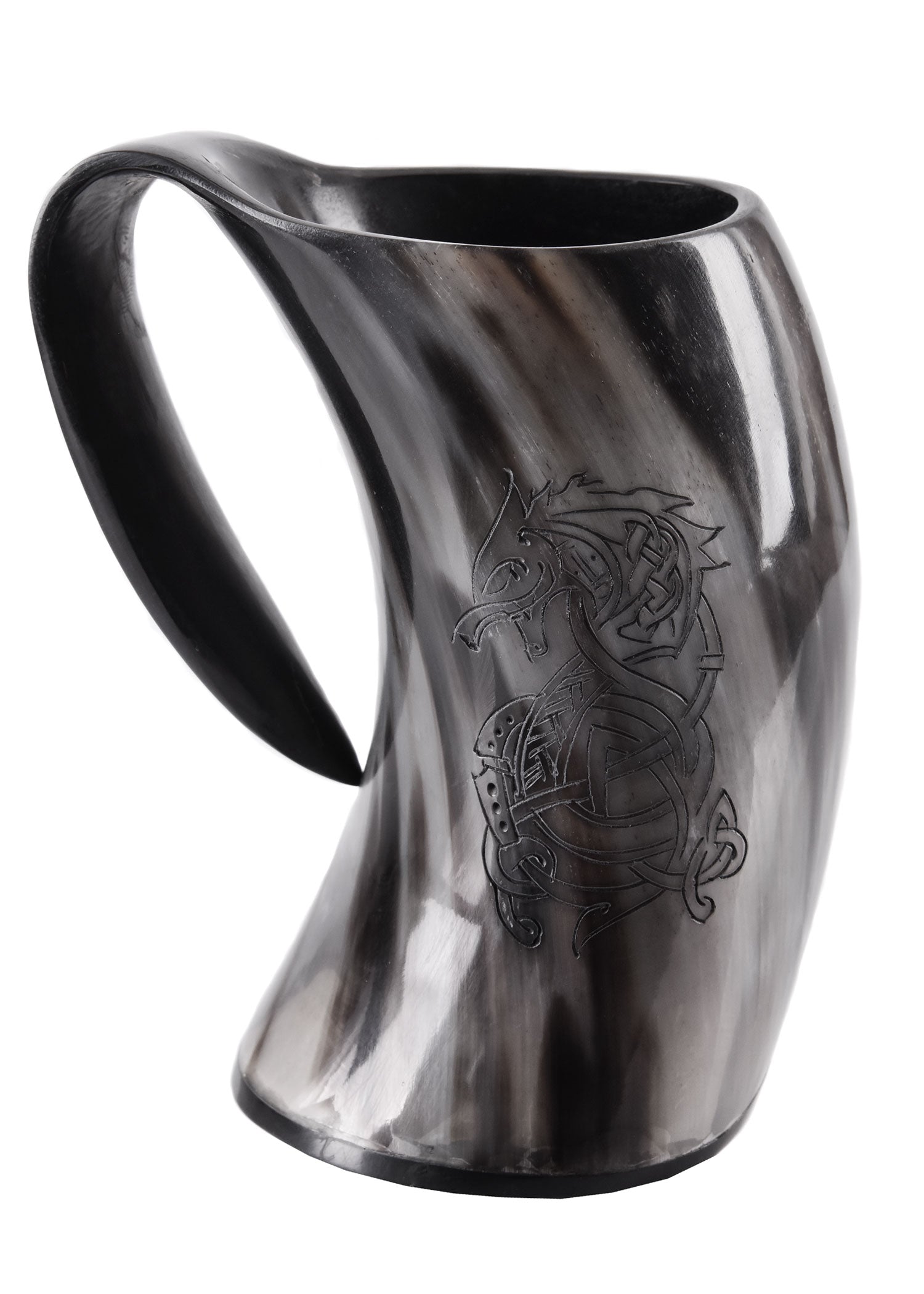 Imagen única de: Jarra De Cerveza Hecha De Cuerno - Fenrir, El Lobo Nórdico
