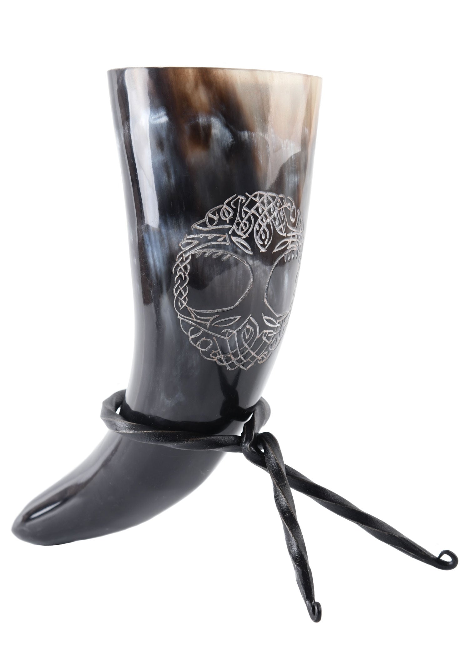 Imagen única de: Cuerno Para Beber Con Soporte - Yggdrasil