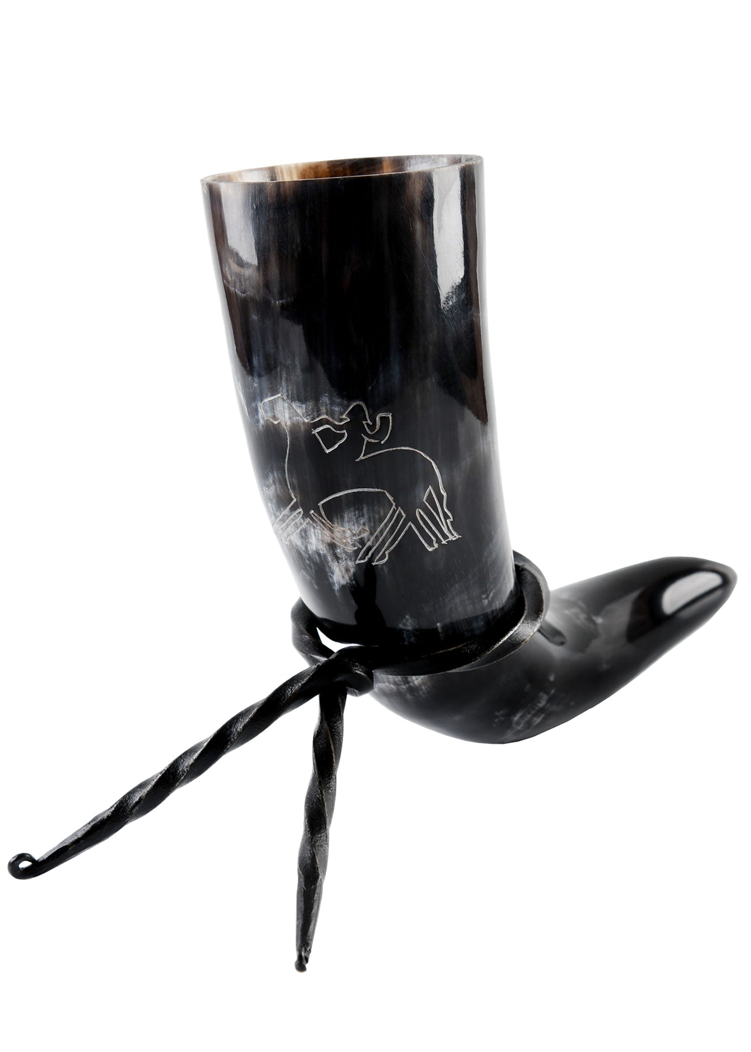 Imagen única de: Cuerno Para Beber Con Soporte - Odín Monta A Sleipnir