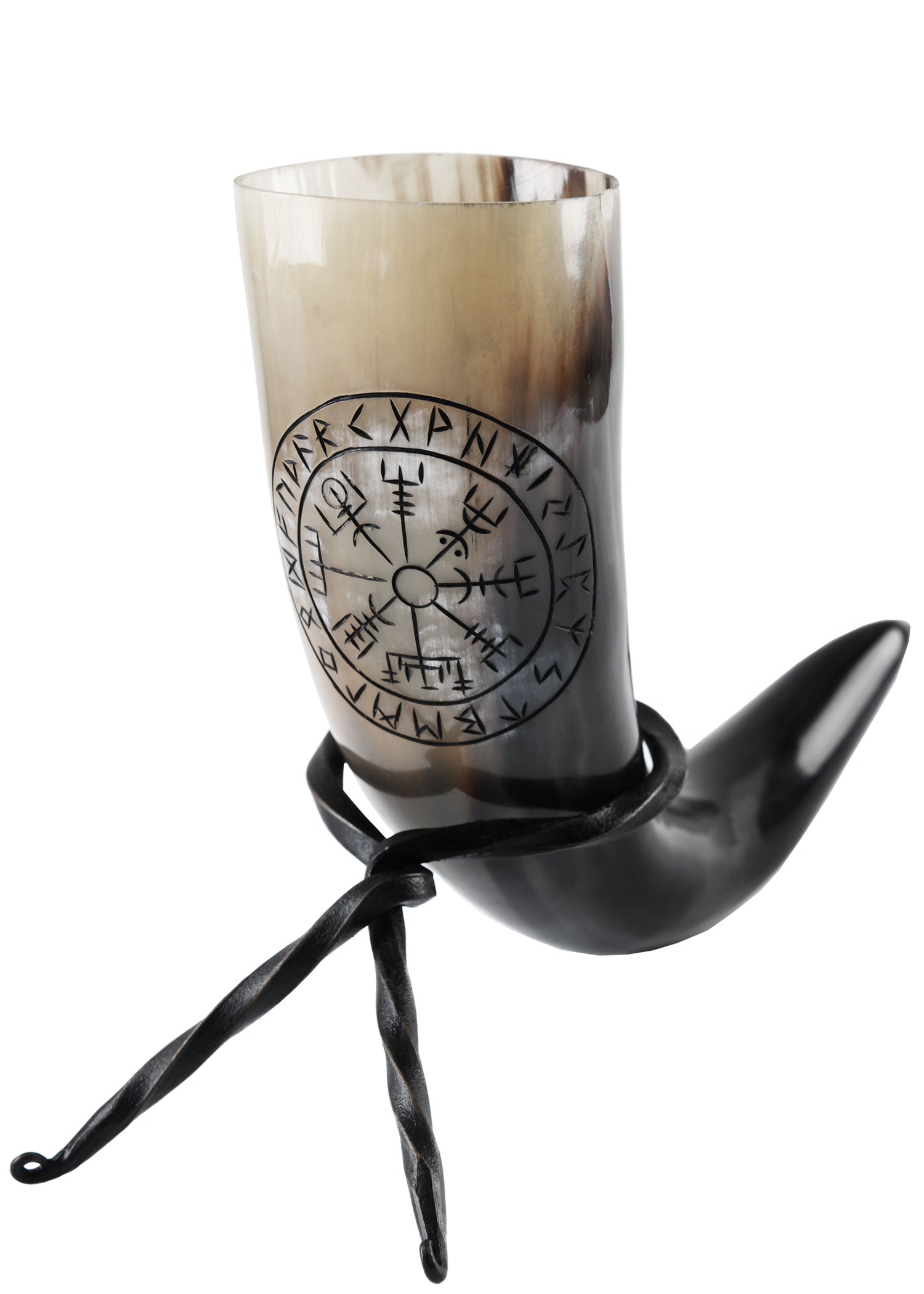 Imagen única de: Cuerno Para Beber Con Soporte - Vegvísir