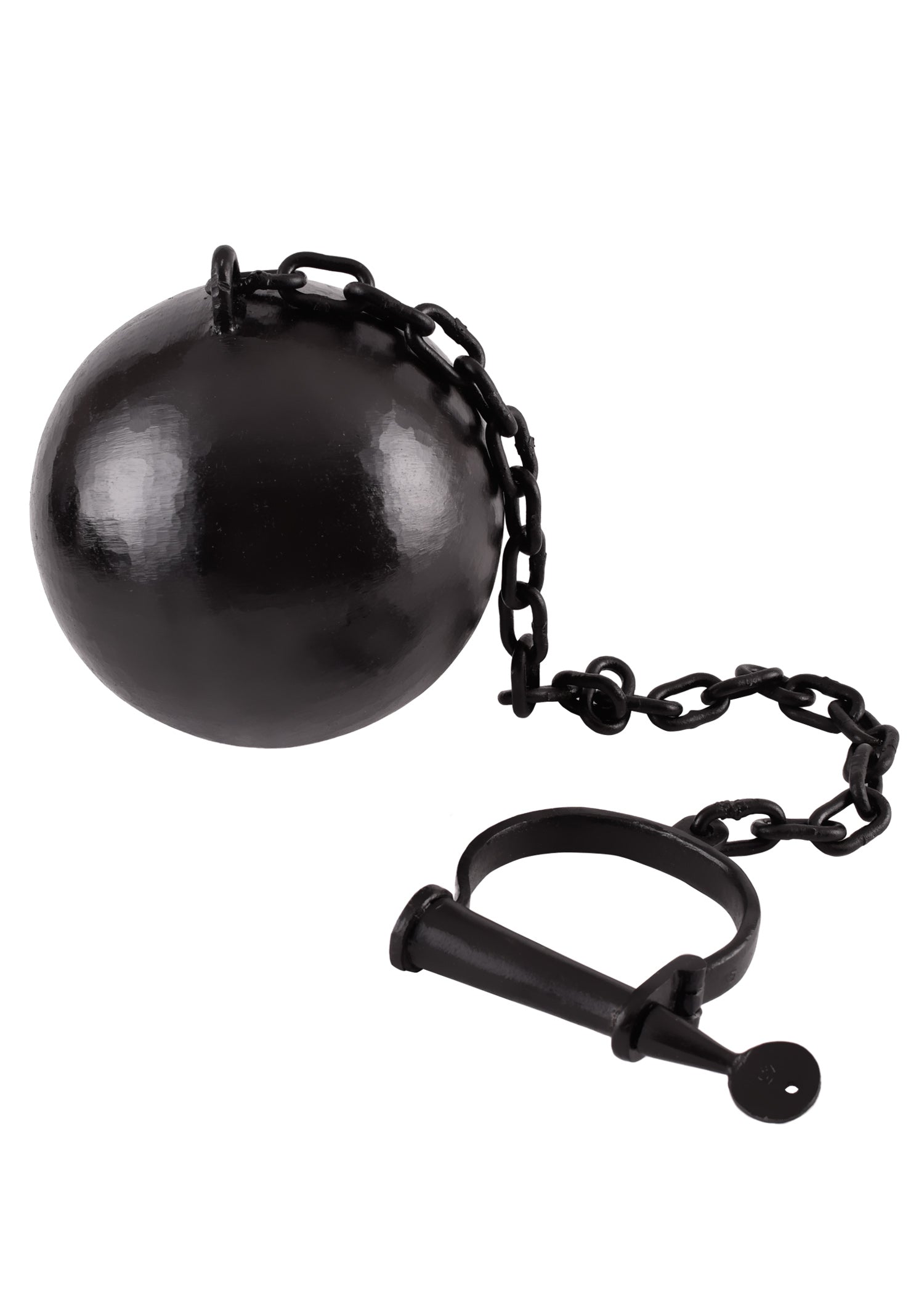 Imagen 1 - Bola De Convicto, Tobillera Con Cadena Y Bola De Hierro.