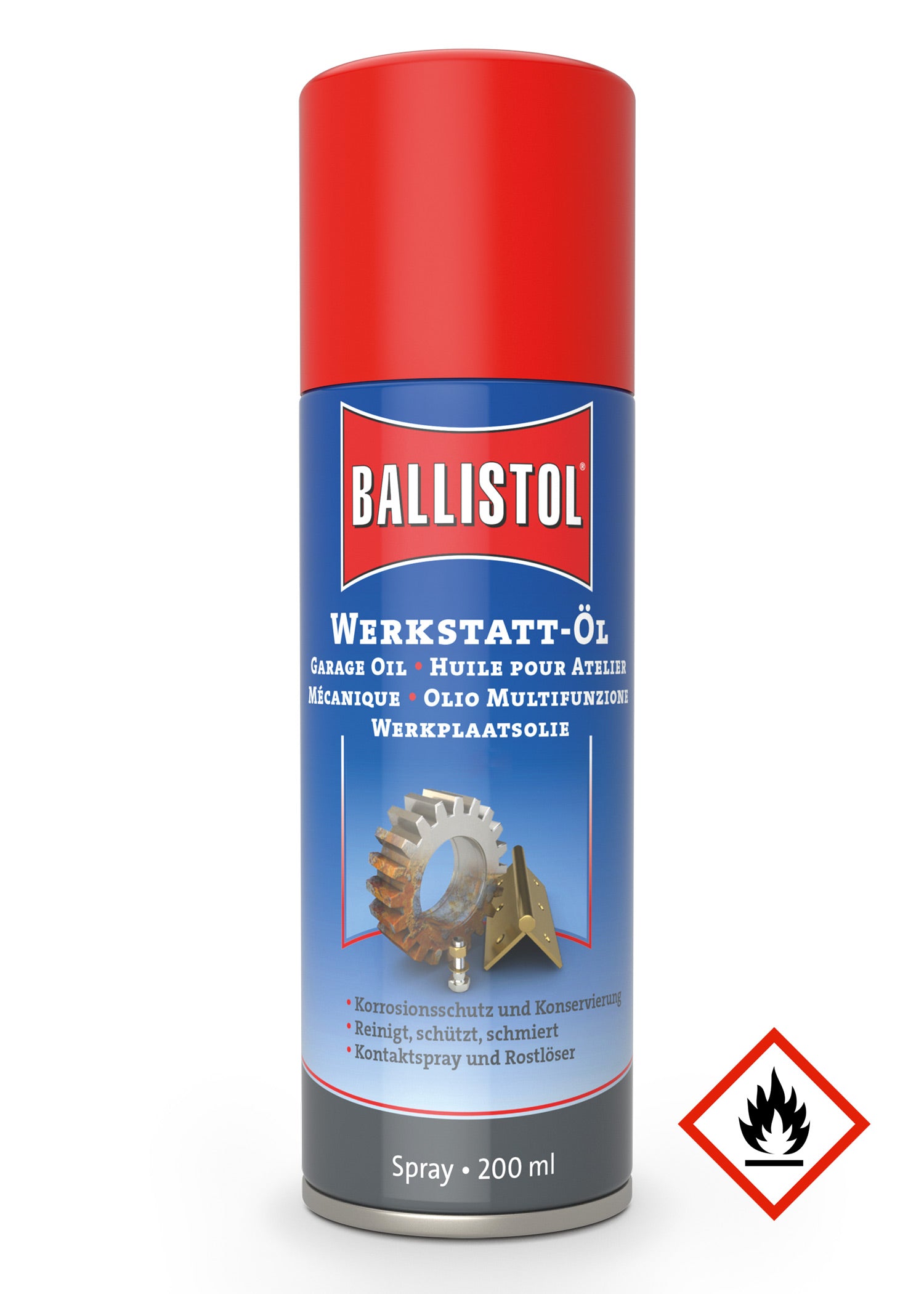 Imagen 1 - Aceite De Taller Ballistol Usta Spray, 200 Ml