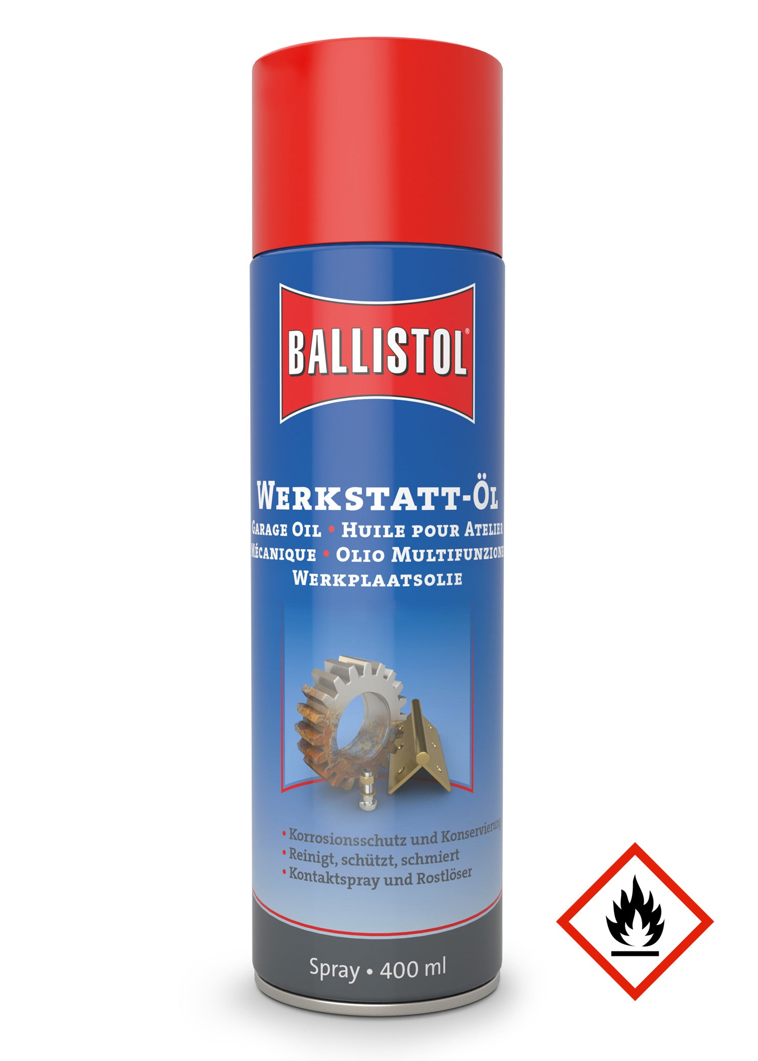 Imagen 1 - Aceite De Taller Ballistol Usta Spray, 400 Ml