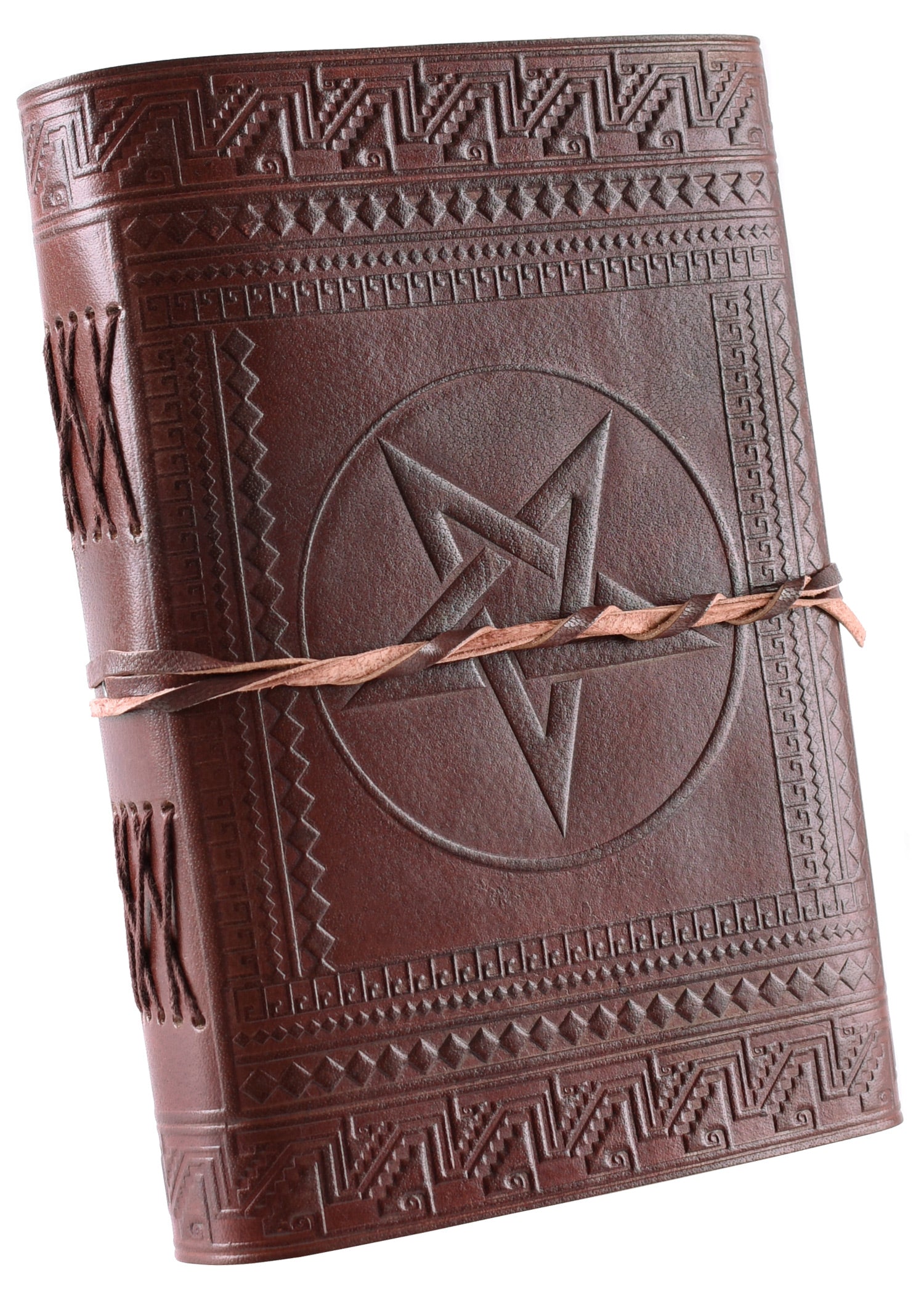 Imagen única de: Libro De Cuero Con Pentagrama, Aprox. 21 X 14 Cm.