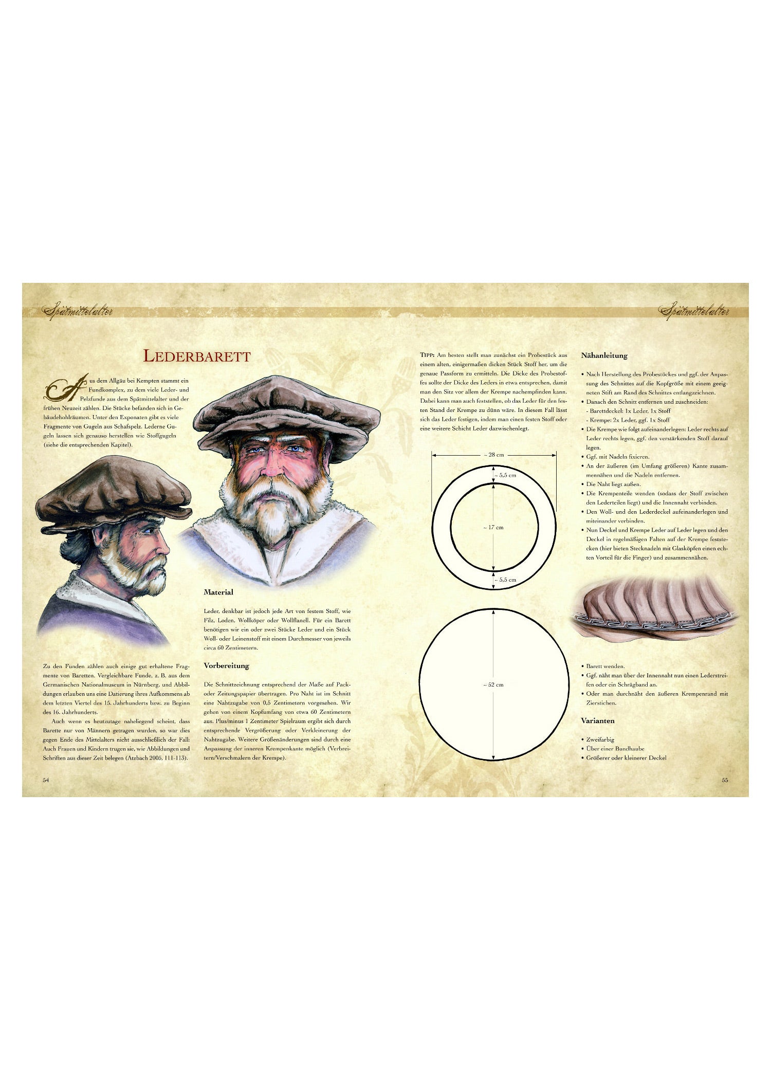 Imagen única de: Haz Tu Propia Ropa Medieval: Tocados Para Hombres Y Mujeres