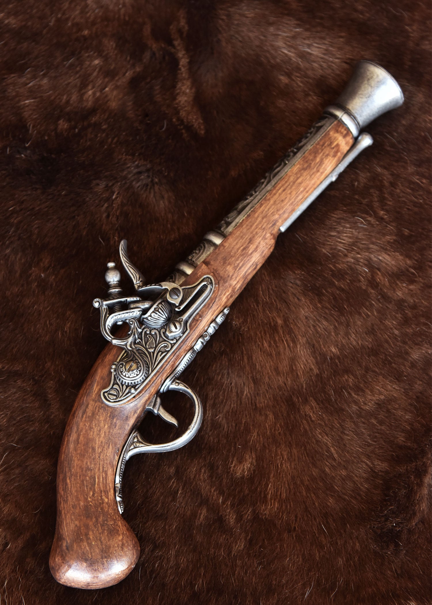 Imagen única de: Pistola De Chispa Pirata, Siglo Xviii, Réplica