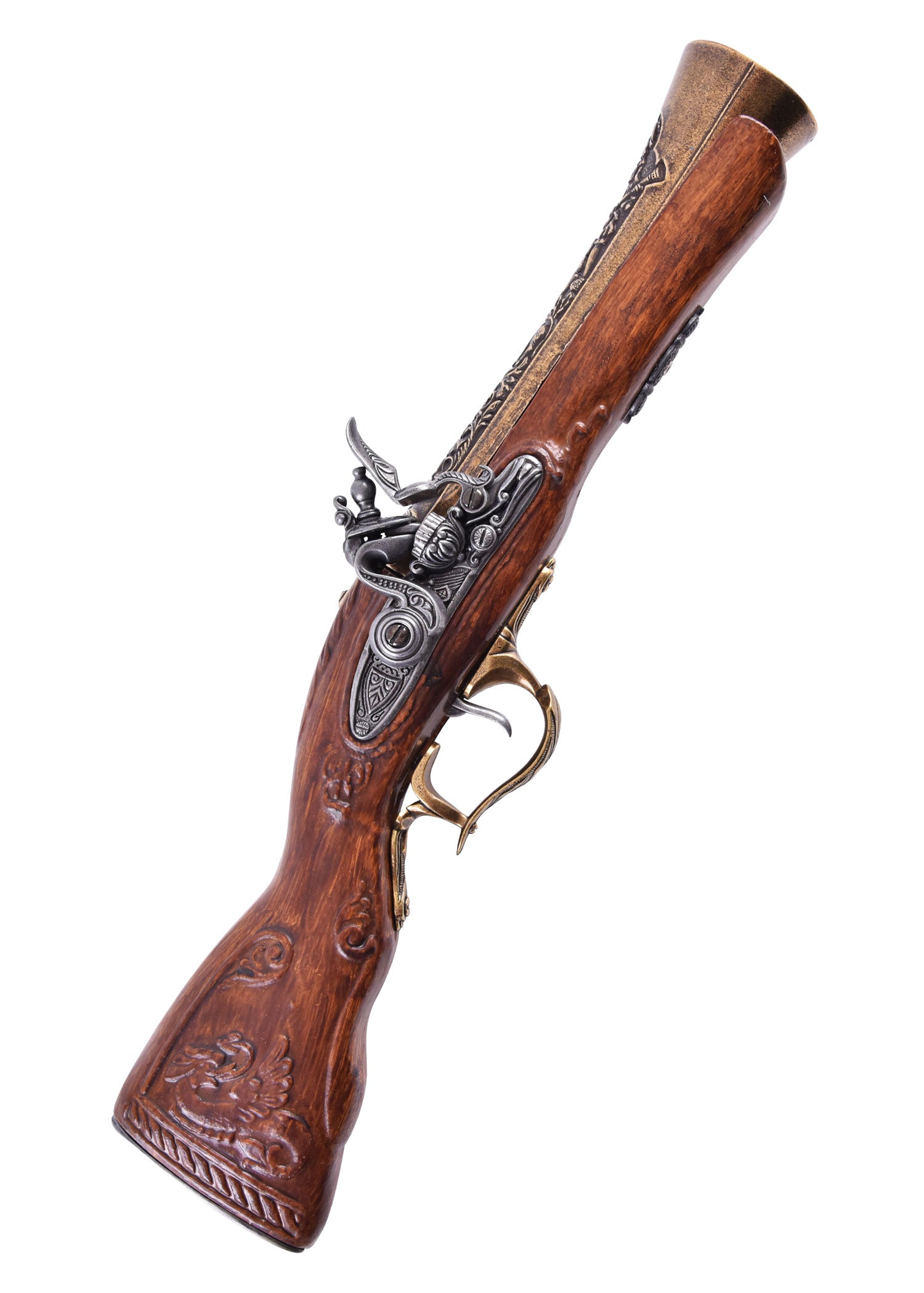 Imagen única de: Pistola De Chispa Trabuco, Siglo Xviii, Réplica, Varias Versiones