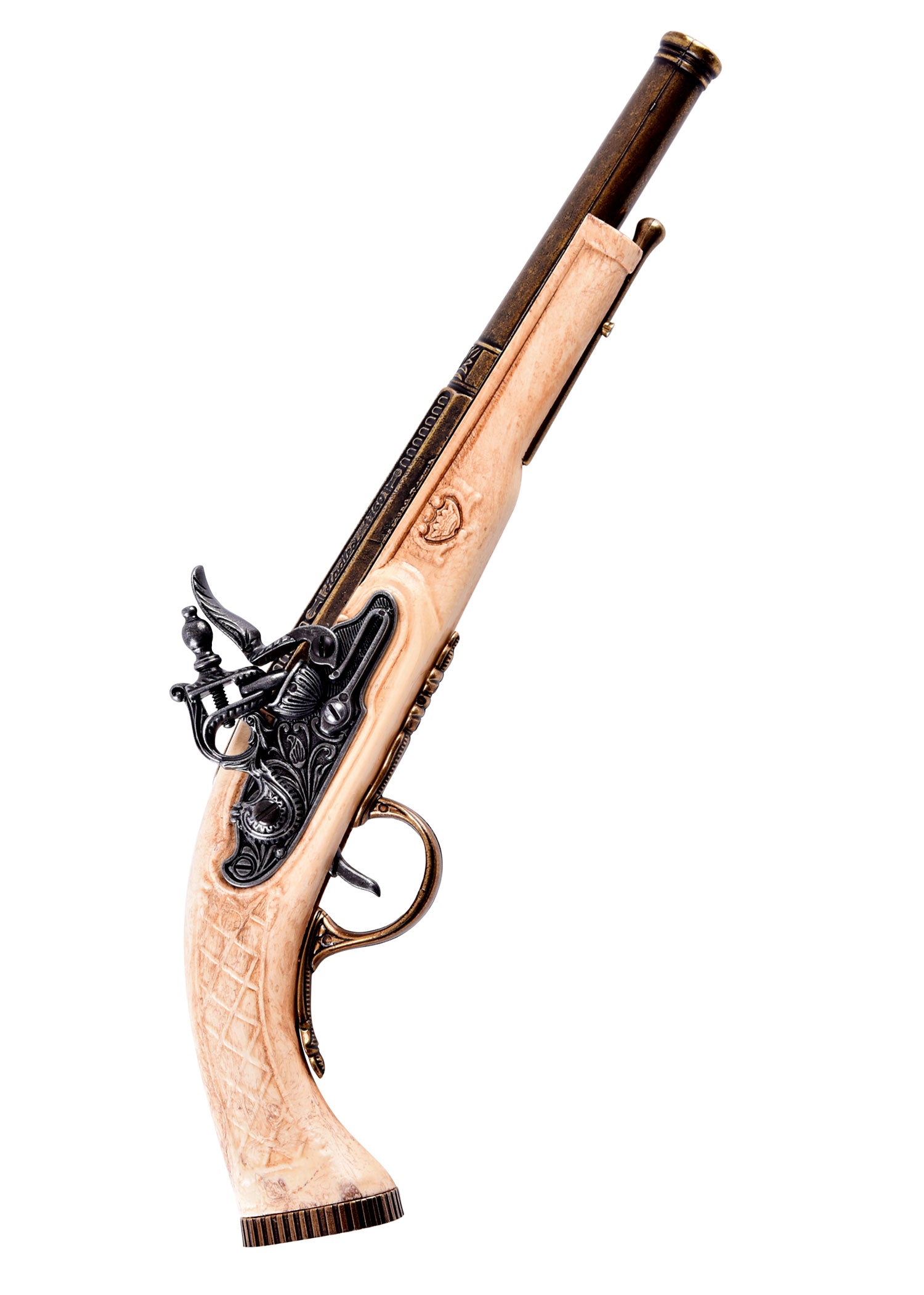 Imagen única de: Réplica De Pistola De Chispa Inglesa Hadley 1760 Color Marfil