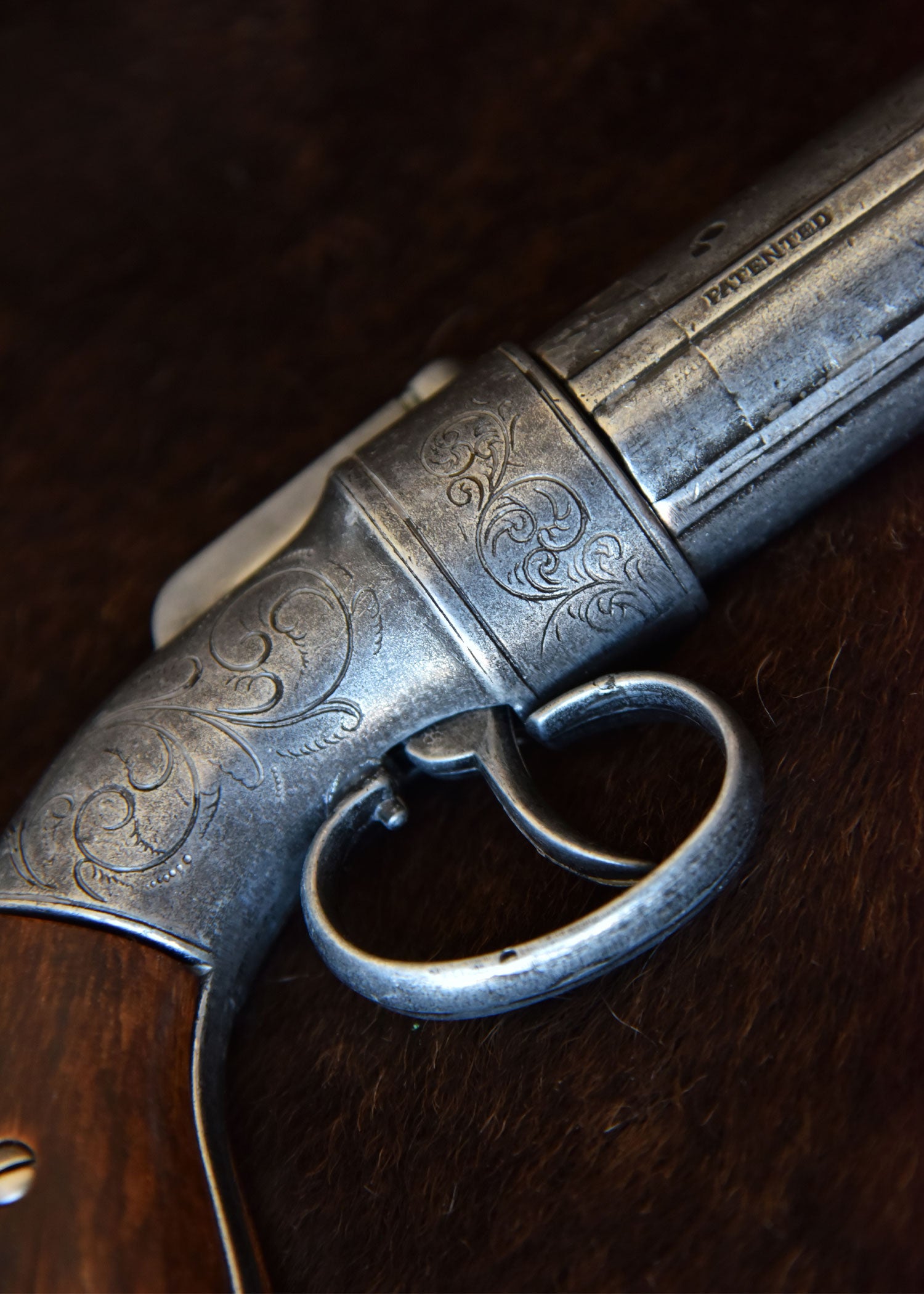Imagen única de: Revólver Pepperbox Allen & Thurber De Seis Cañones De 1837, Réplica