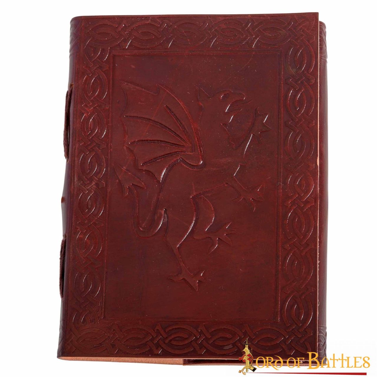 Imagen única de: The Dragon Journal Agenda de Piel Auténtica Hecha a Mano