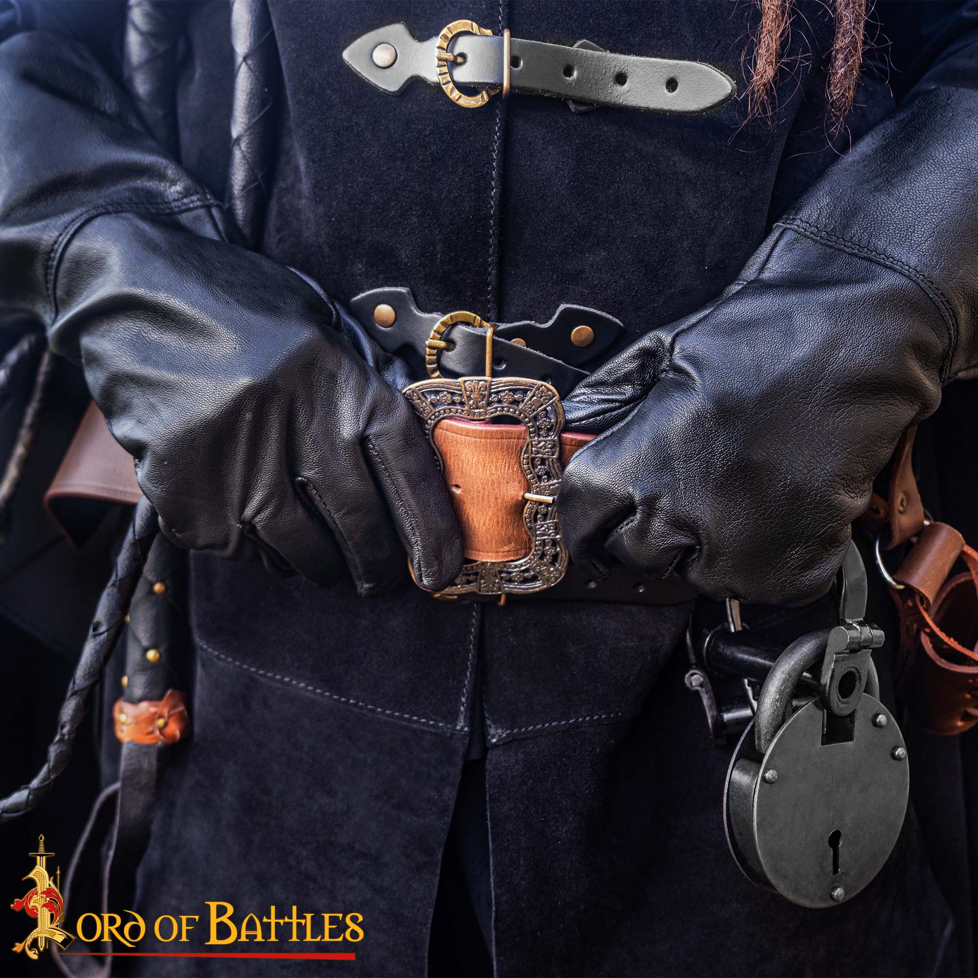 Imagen única de: Capitán Jack Sparrow Hebilla de Cinturón para Cosplay de Piratas