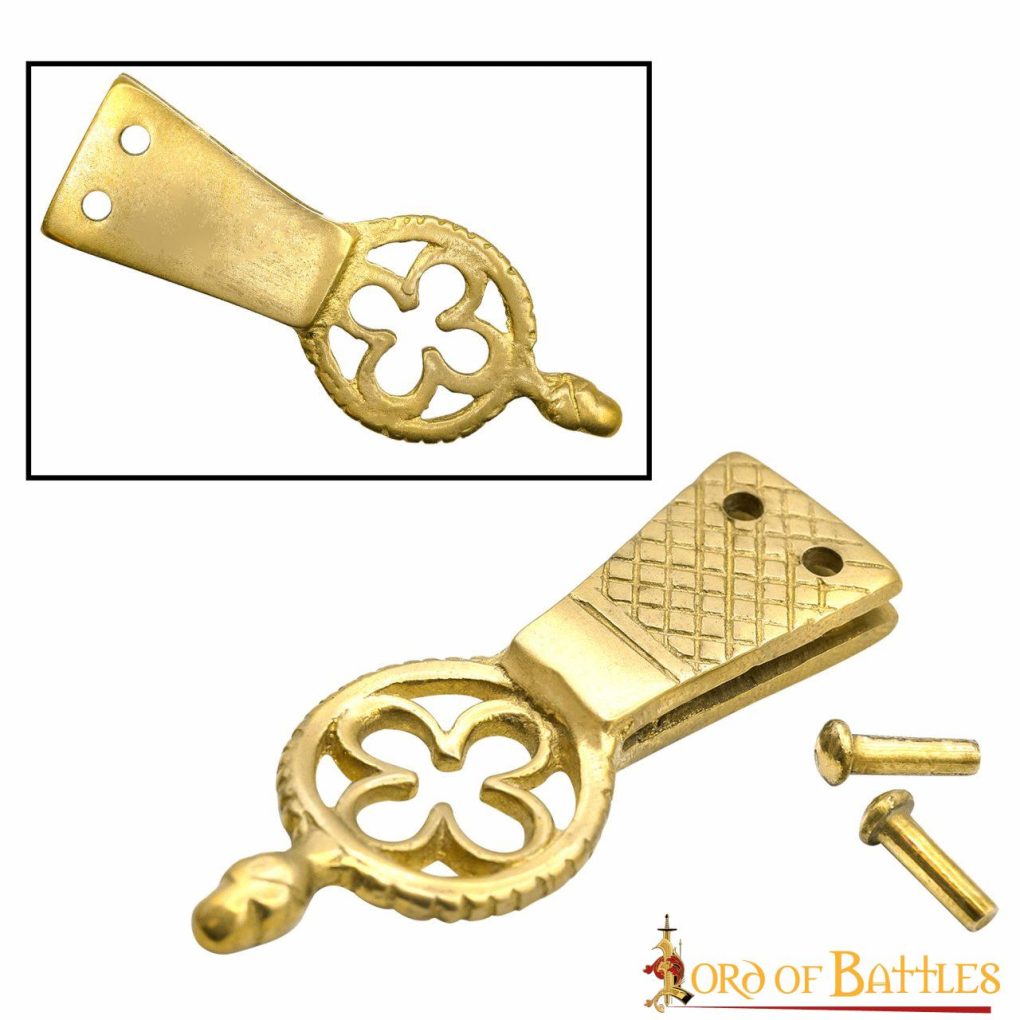 Imagen única de: Chape de Latón Macizo Puro Quatrefoil Juego de 5