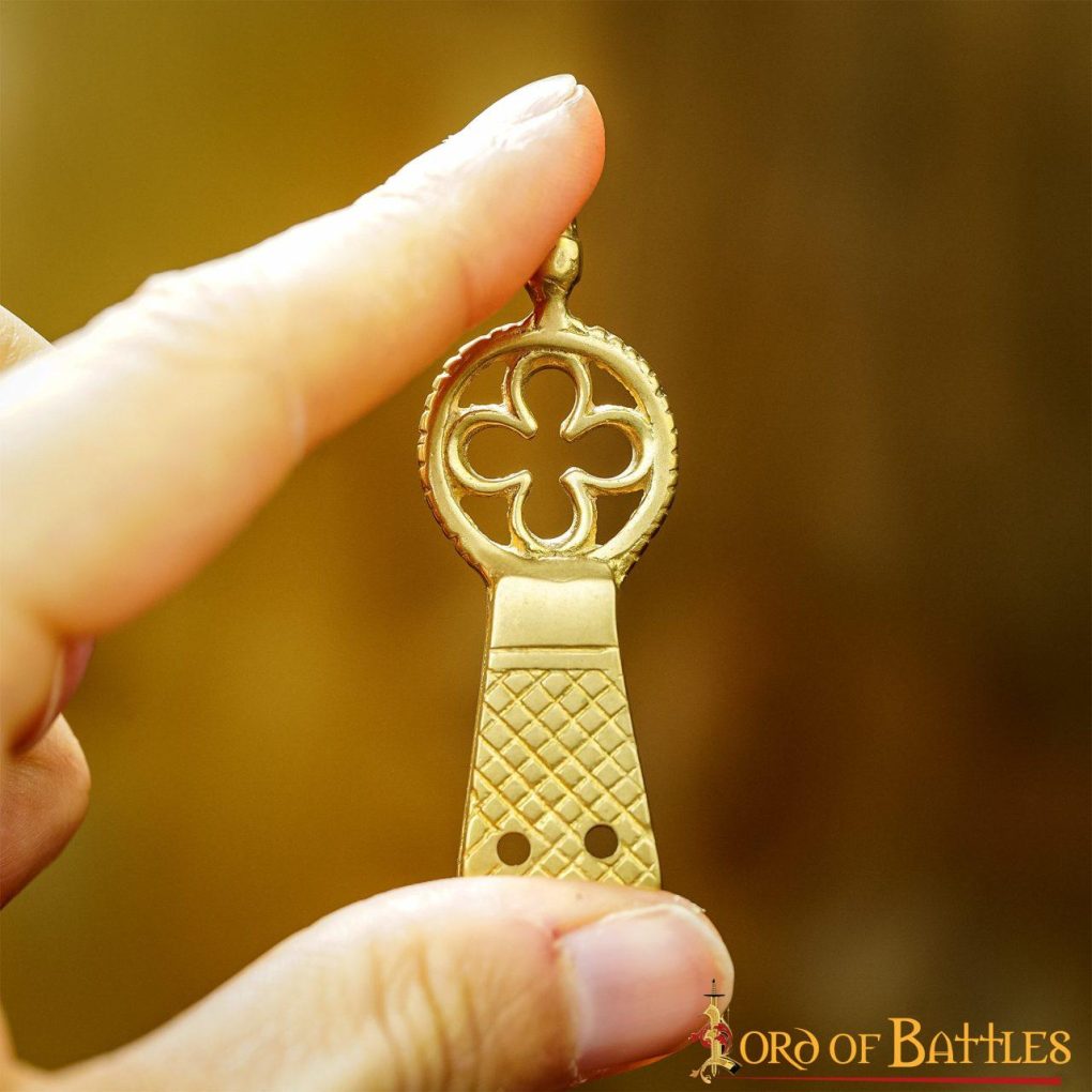 Imagen única de: Chape de Latón Macizo Puro Quatrefoil Juego de 5