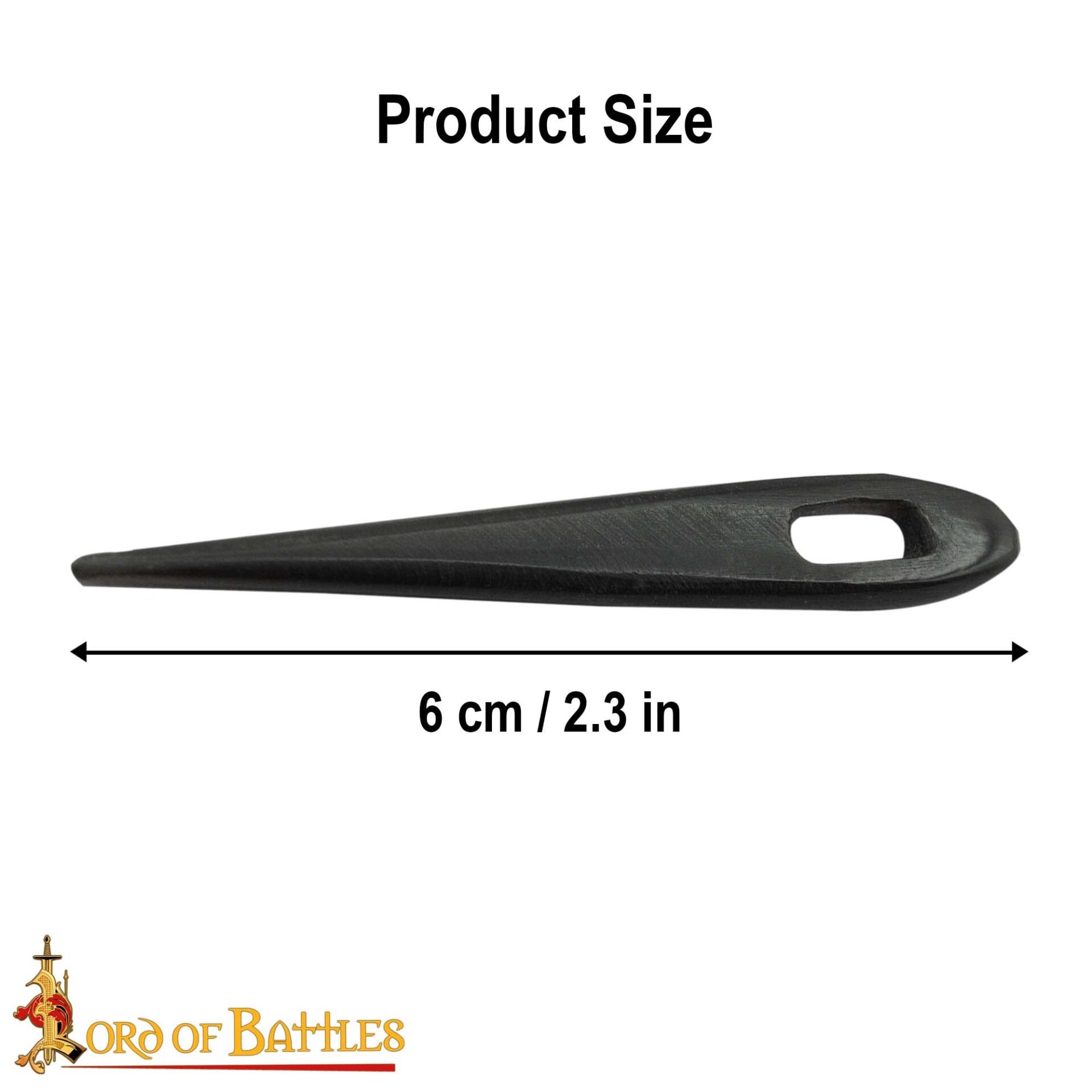 Imagen única de: Vikingo Nalbinding Cuerno Agujas Juego de 5 Genuino Cuerno Accesorio