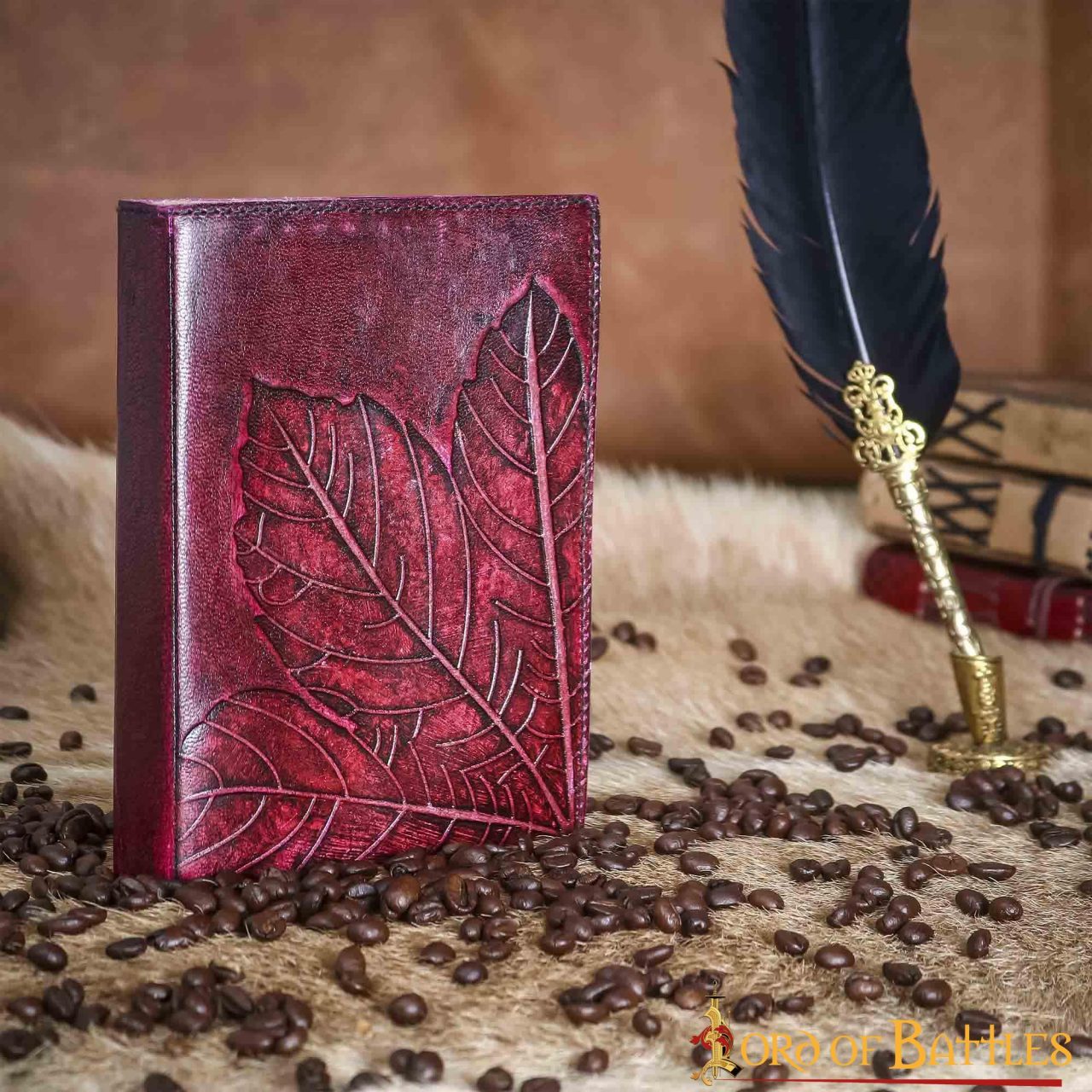 Imagen única de: Diario Medieval de Cuero Diario de Cuero Auténtico Hecho a Mano