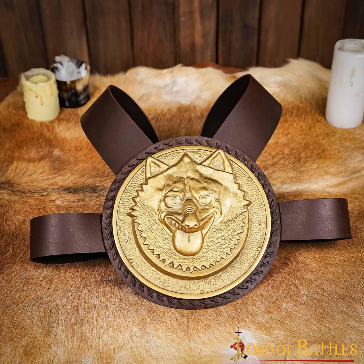 Gorgona Medusa Latón Antiguo Decoración - Imagen 3