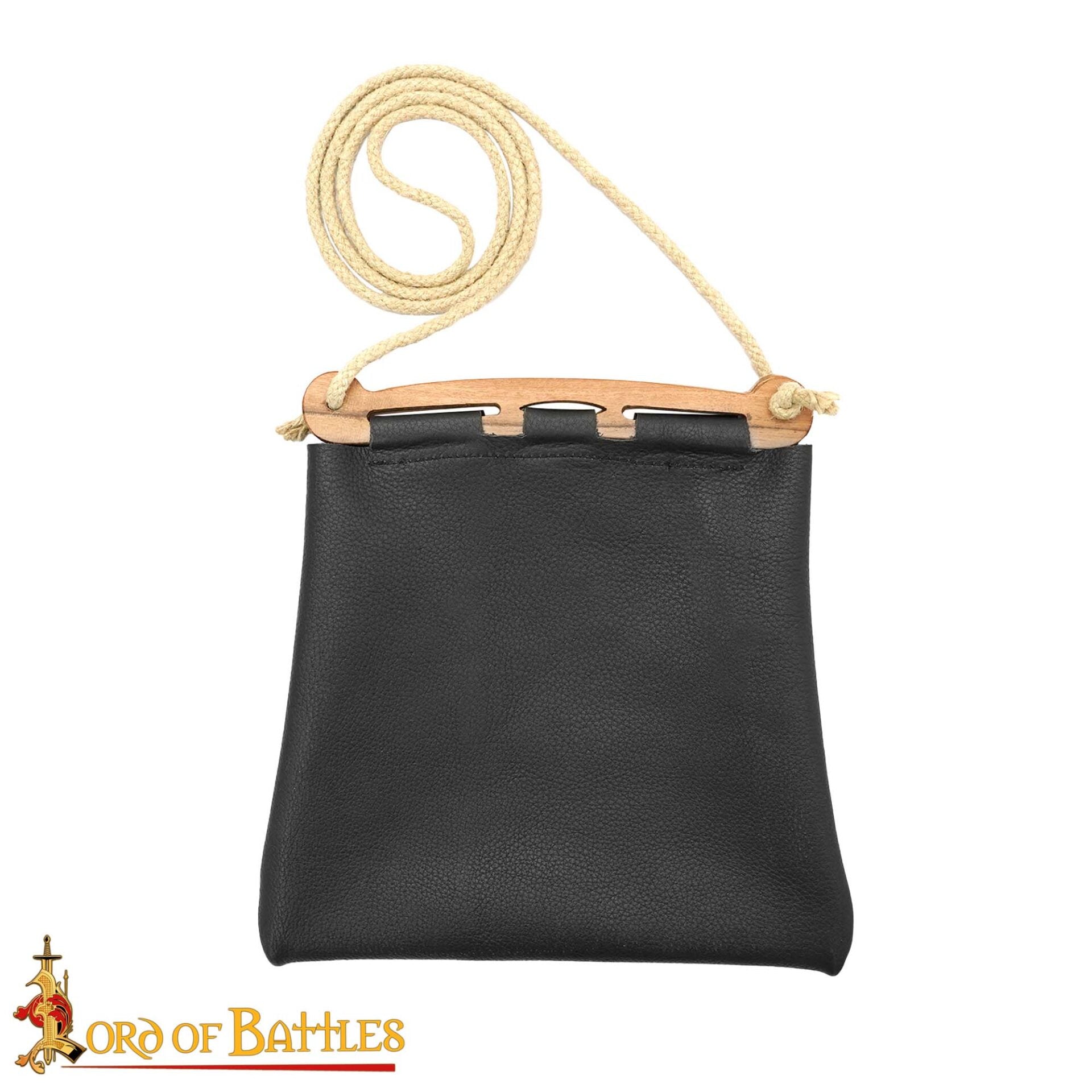 Imagen única de: Bolso de Piel Hedeby de Inspiración Histórica Vikinga