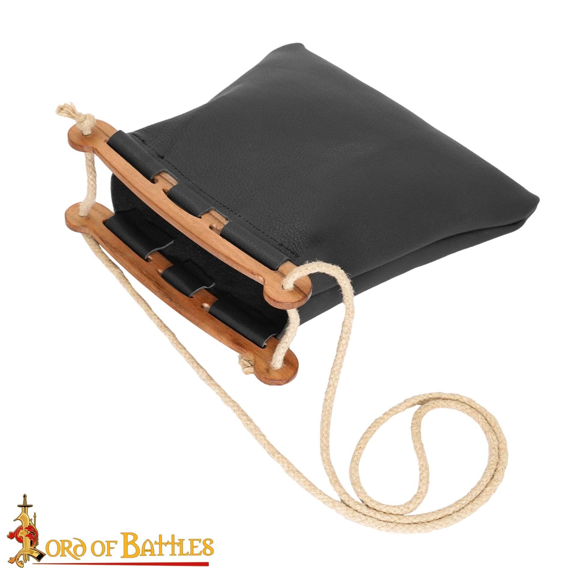 Imagen única de: Bolso de Piel Hedeby de Inspiración Histórica Vikinga