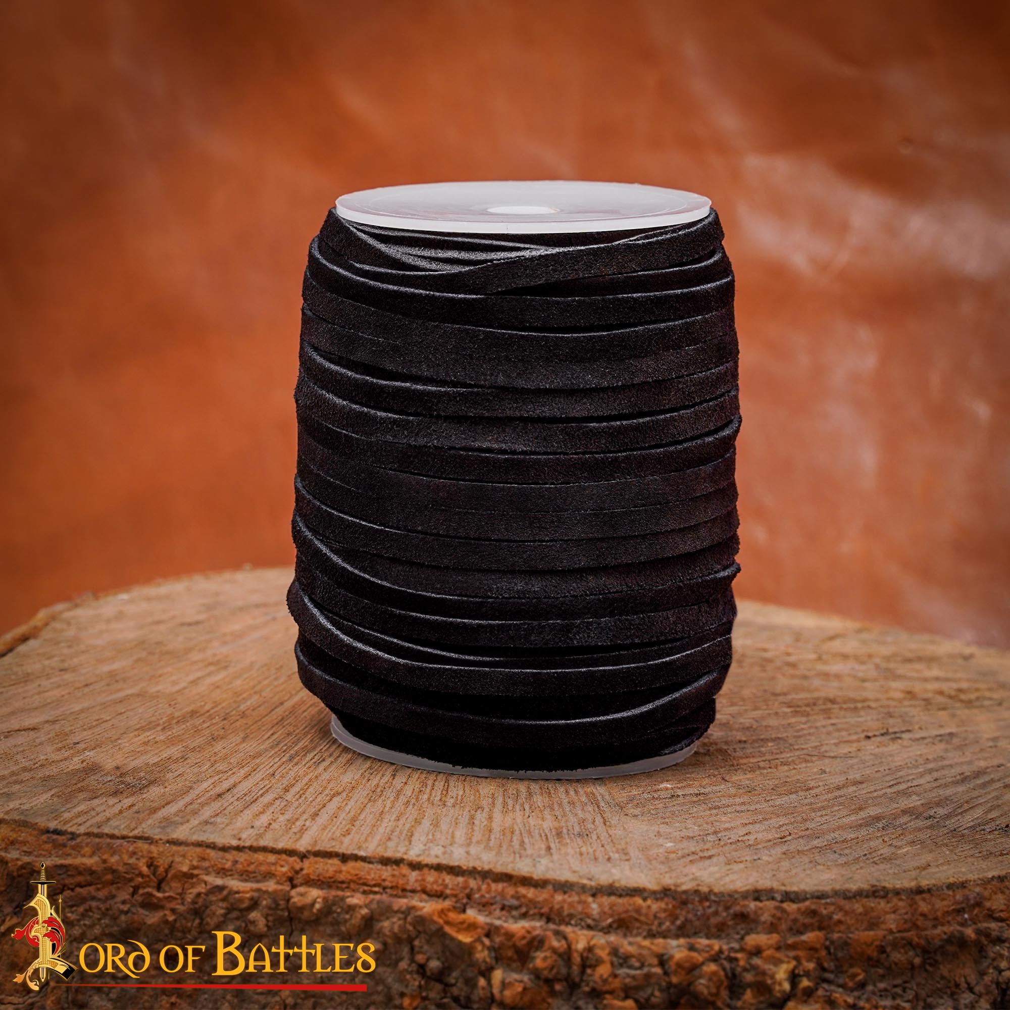 Imagen única de: Carrete de Cordón de Cuero de 50 M, Negro