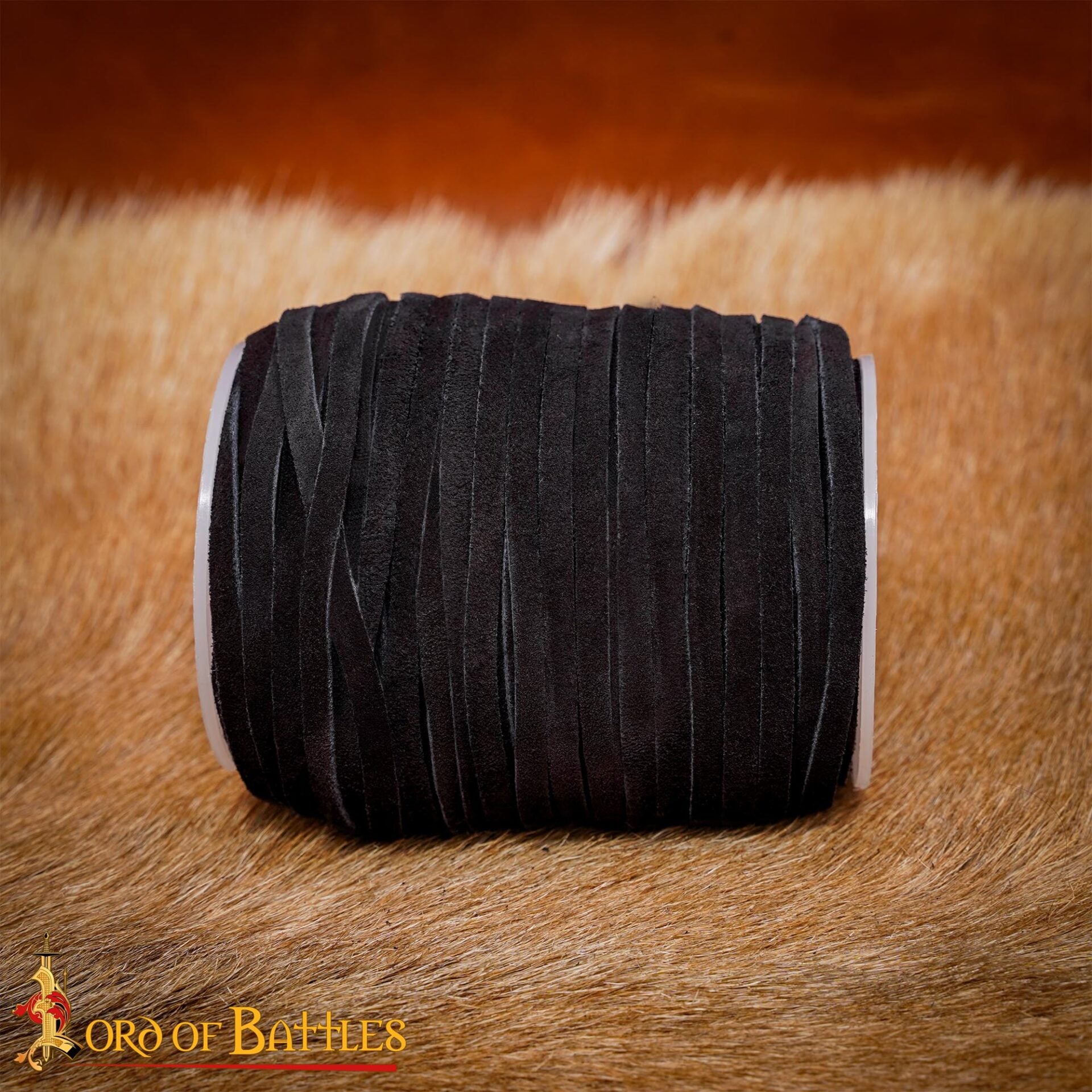 Imagen única de: Carrete de Cordón de Cuero de 50 M, Negro