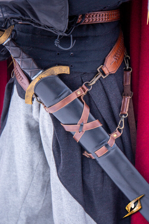 Imagen única de: Funda Para Cinturón De Espada - Cuero Sintético