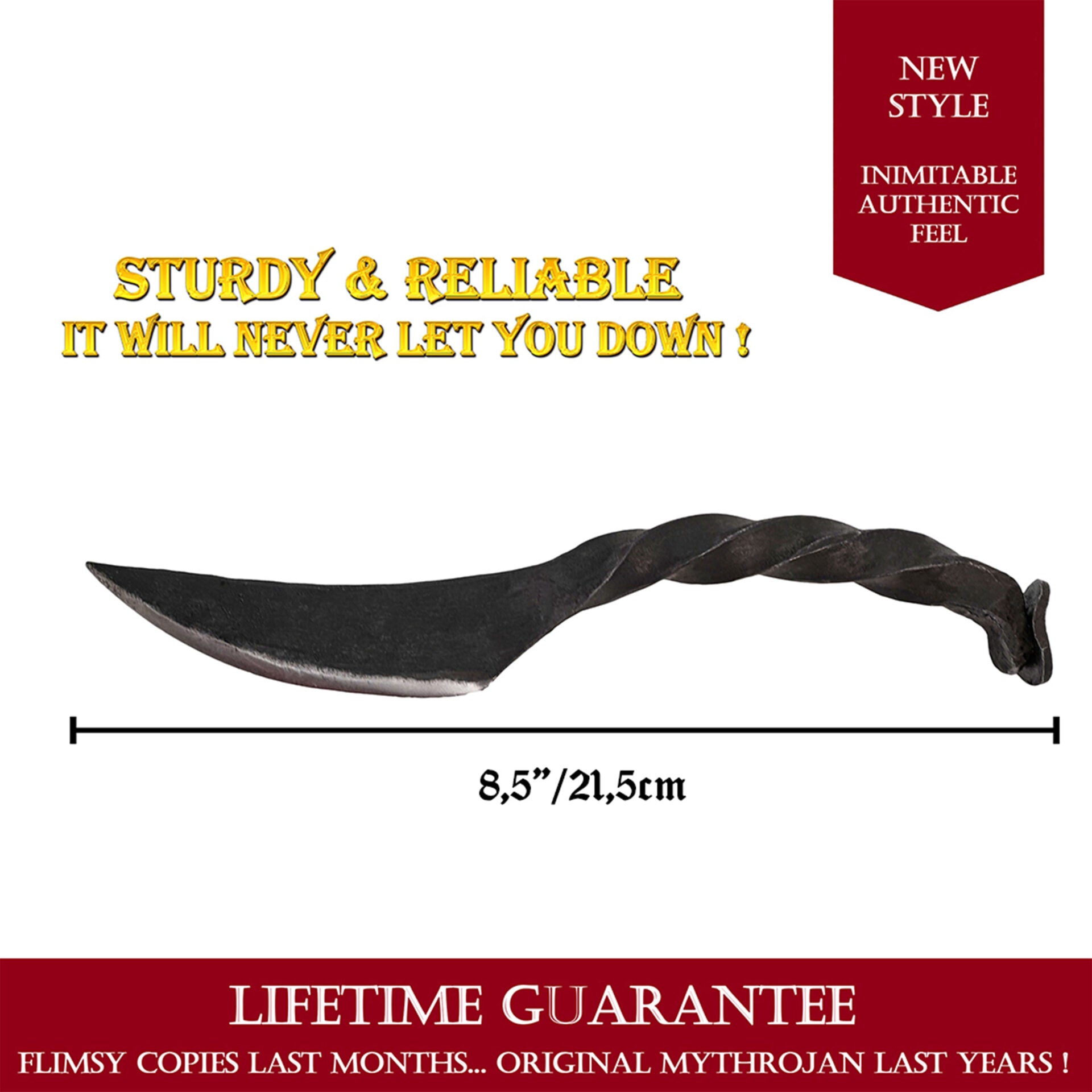 Imagen única de: Cuchillo Mythrojan Twisted Railroad Spike