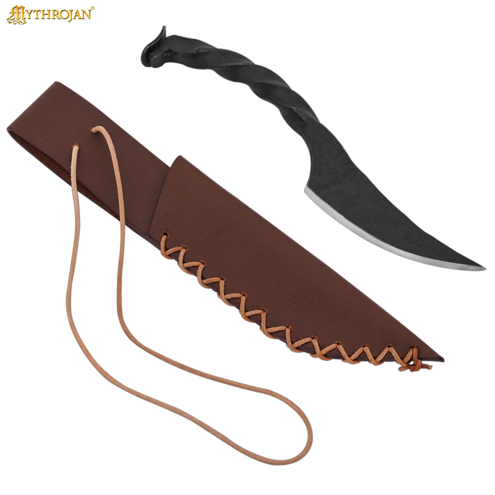 Imagen única de: Cuchillo Mythrojan Twisted Railroad Spike con Vaina