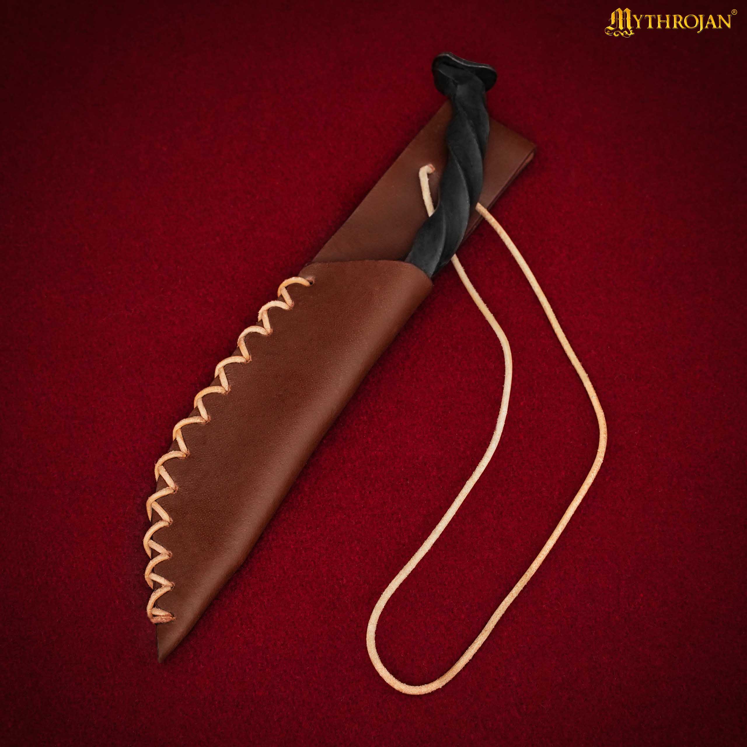 Imagen única de: Cuchillo Mythrojan Twisted Railroad Spike con Vaina