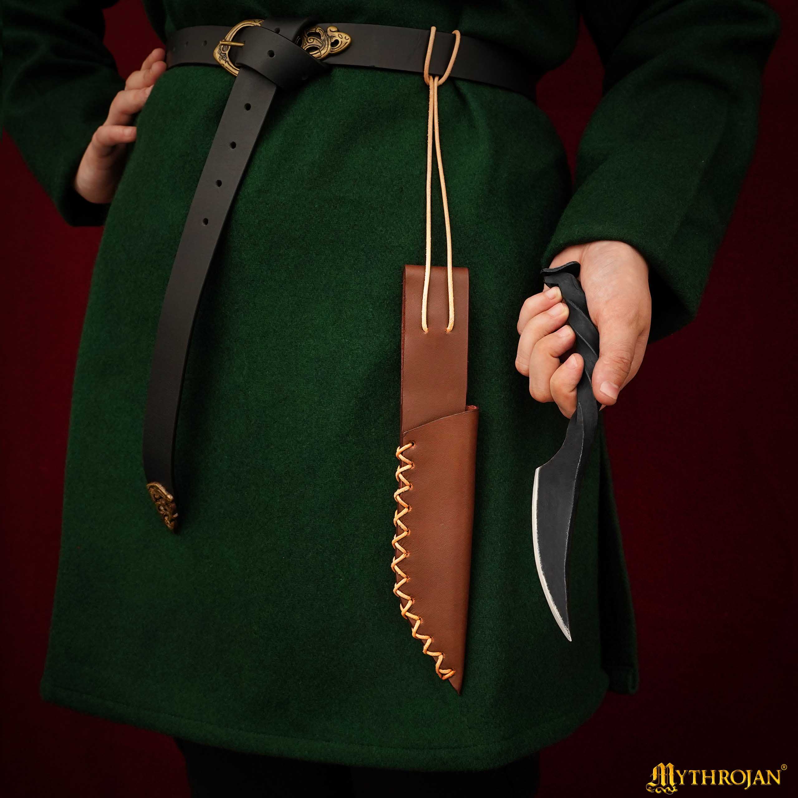 Imagen única de: Cuchillo Mythrojan Twisted Railroad Spike con Vaina