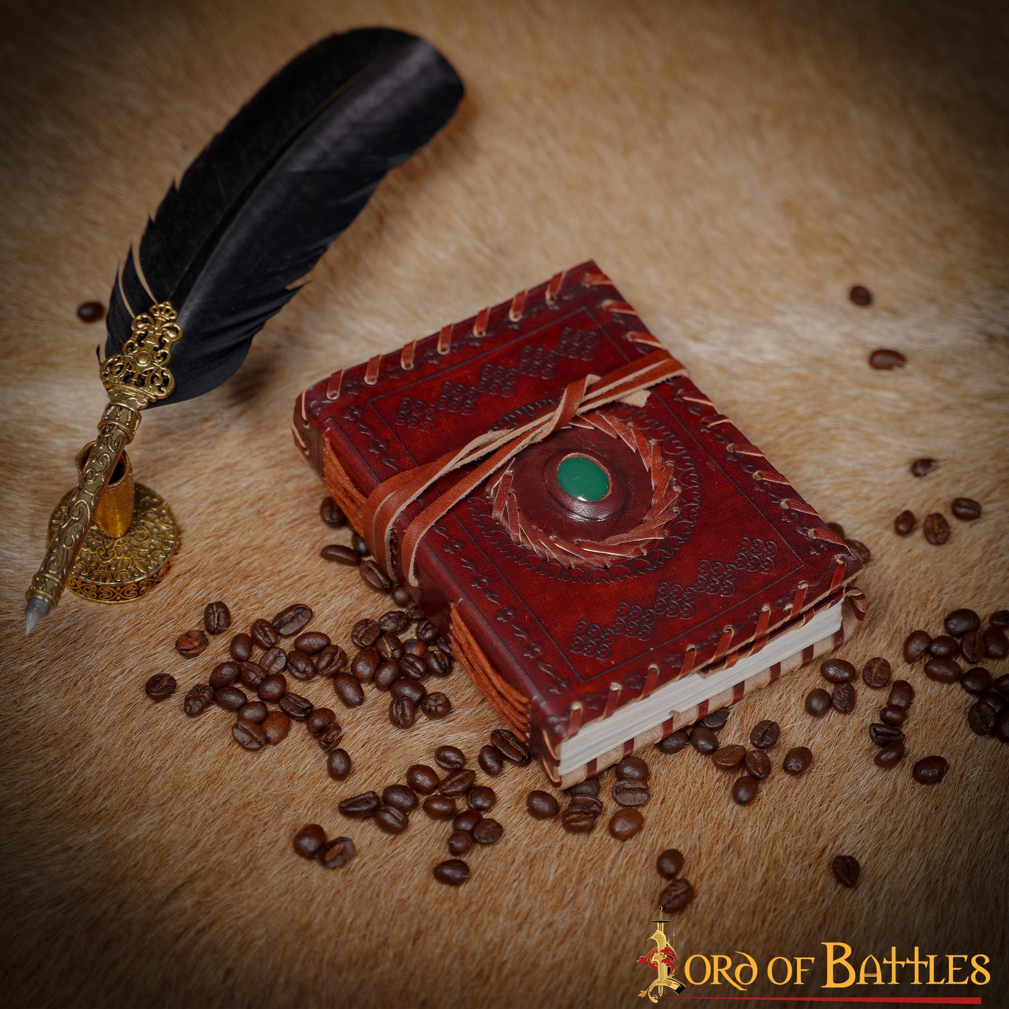 Imagen única de: Diario Medieval de Cuero Diario de Cuero Auténtico Hecho a Mano