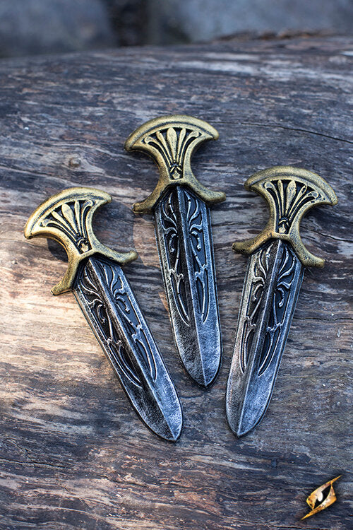 Imagen única de: Cuchillos Assassin Inquisitor - 13 Cm 3 Piezas