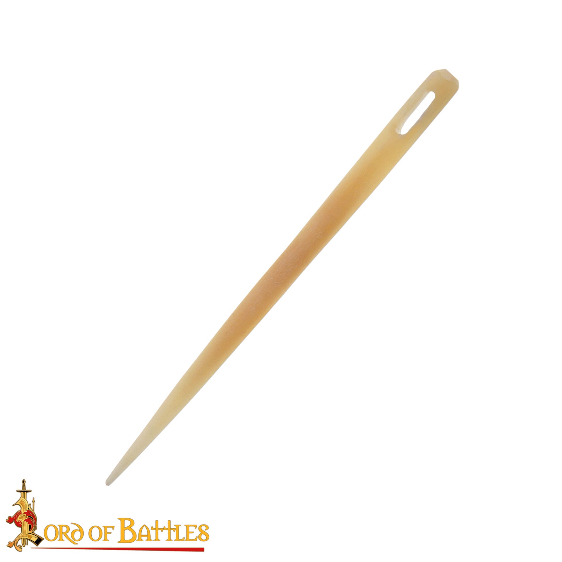 Imagen única de: Aguja Medieval de Bordar Hecha a Mano de Hueso Auténtico Accesorio Funcional