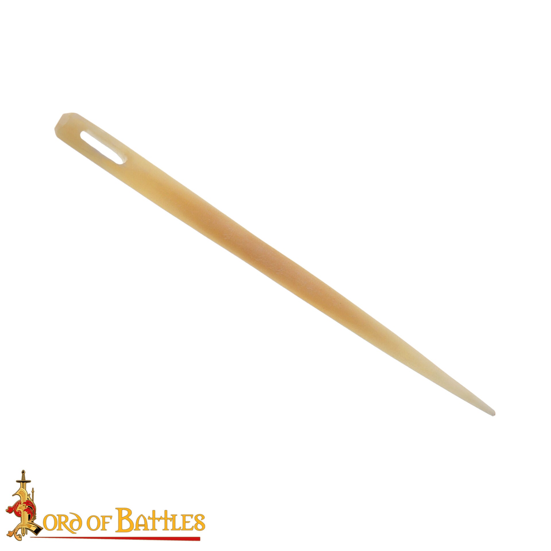 Imagen única de: Aguja Medieval de Bordar Hecha a Mano de Hueso Auténtico Accesorio Funcional