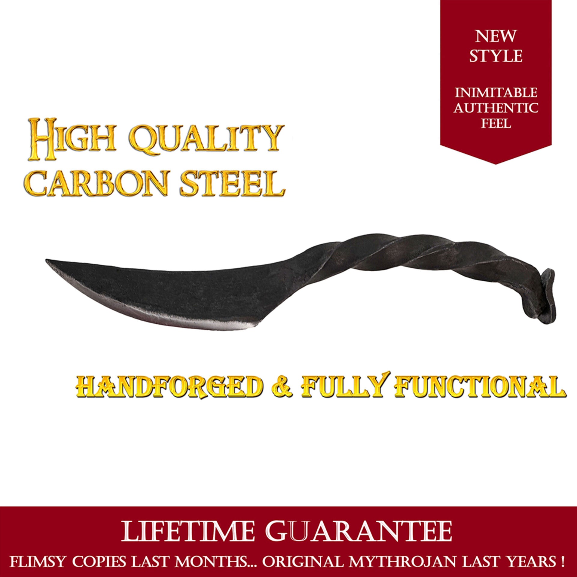 Imagen única de: Cuchillo Mythrojan Twisted Railroad Spike