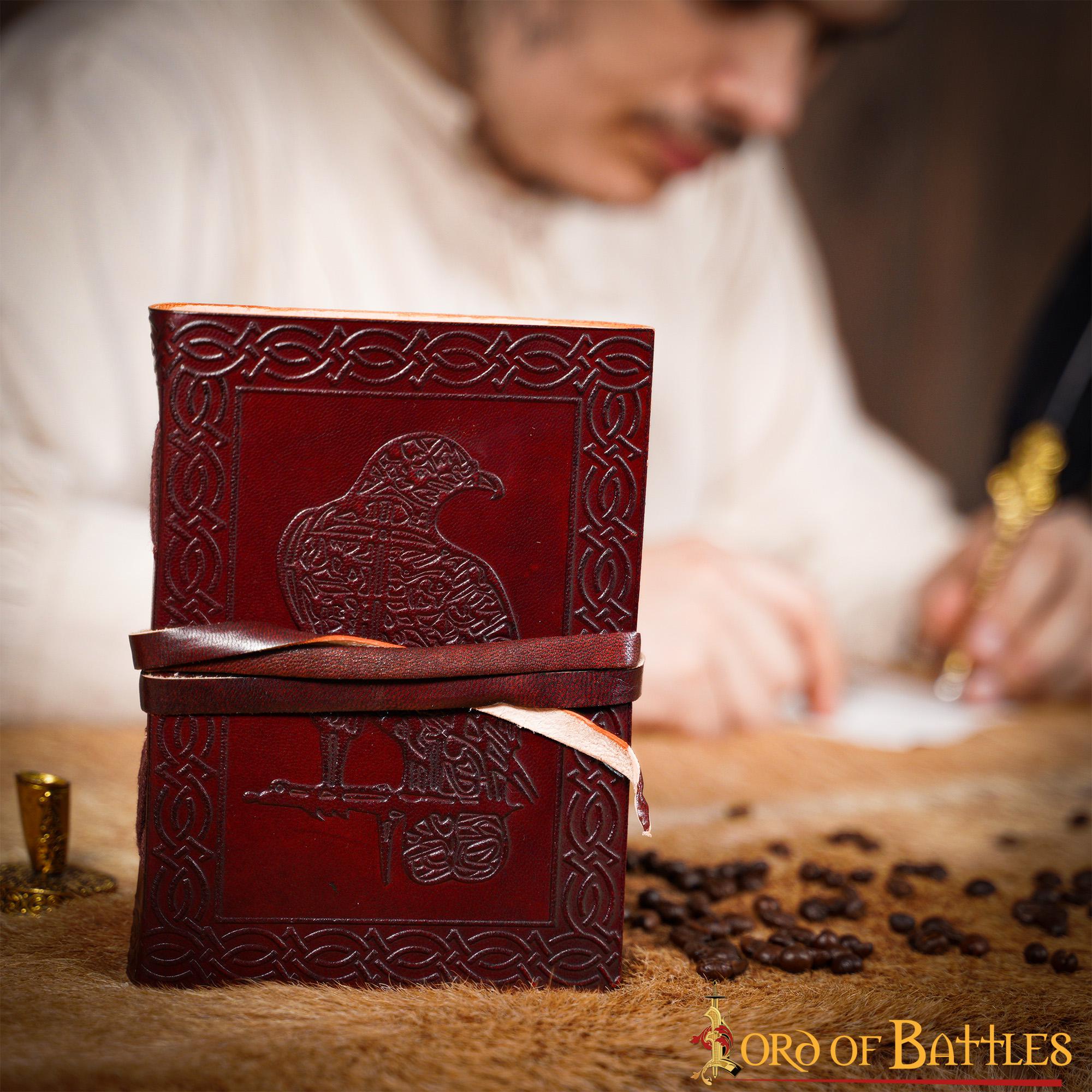 Imagen única de: Celtic Eagle Journal Diario de Piel Auténtica Hecho a Mano