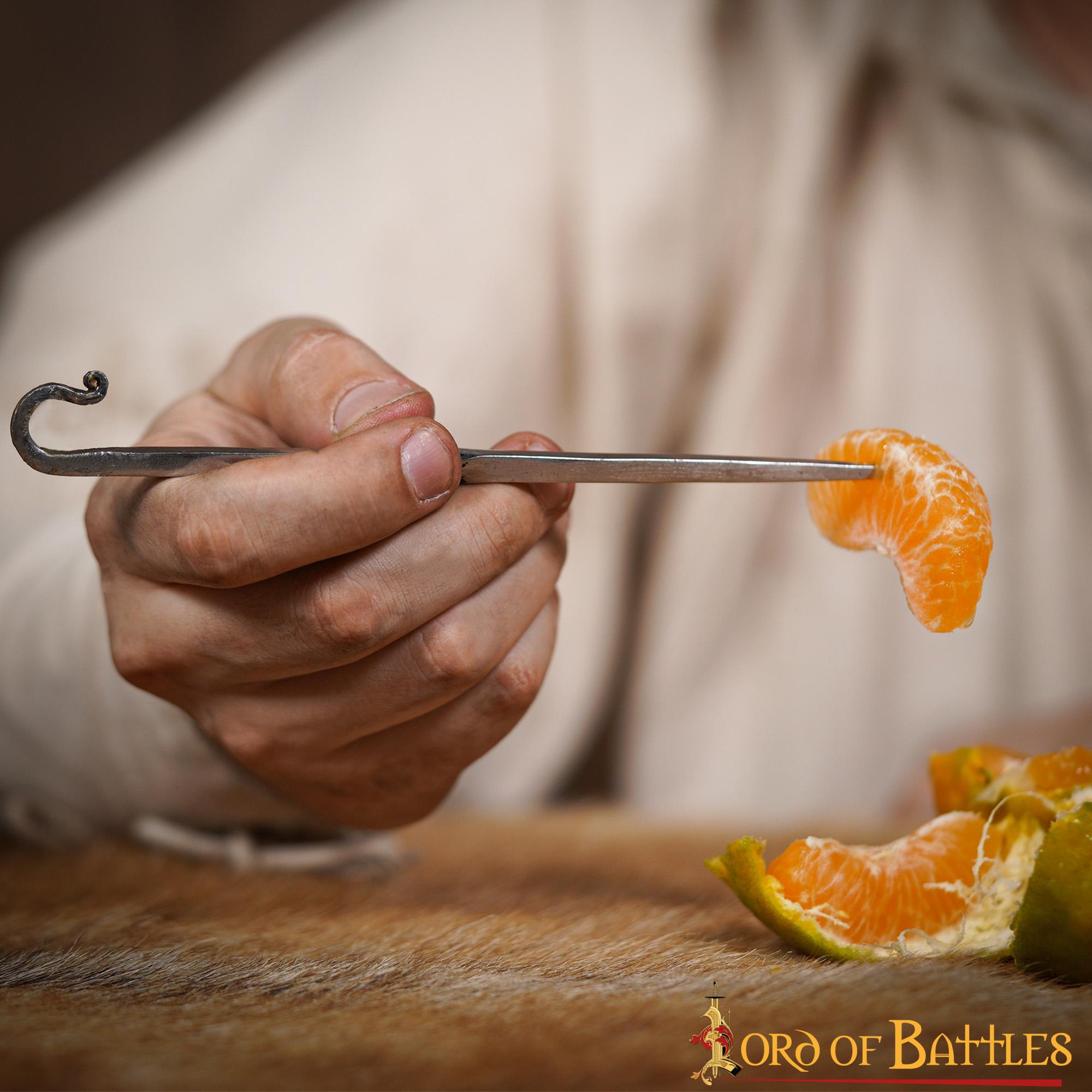 Vikingo Pico para Comer - Utensilio Medieval de Acero Inoxidable para Fiestas, Camping - Imagen 13