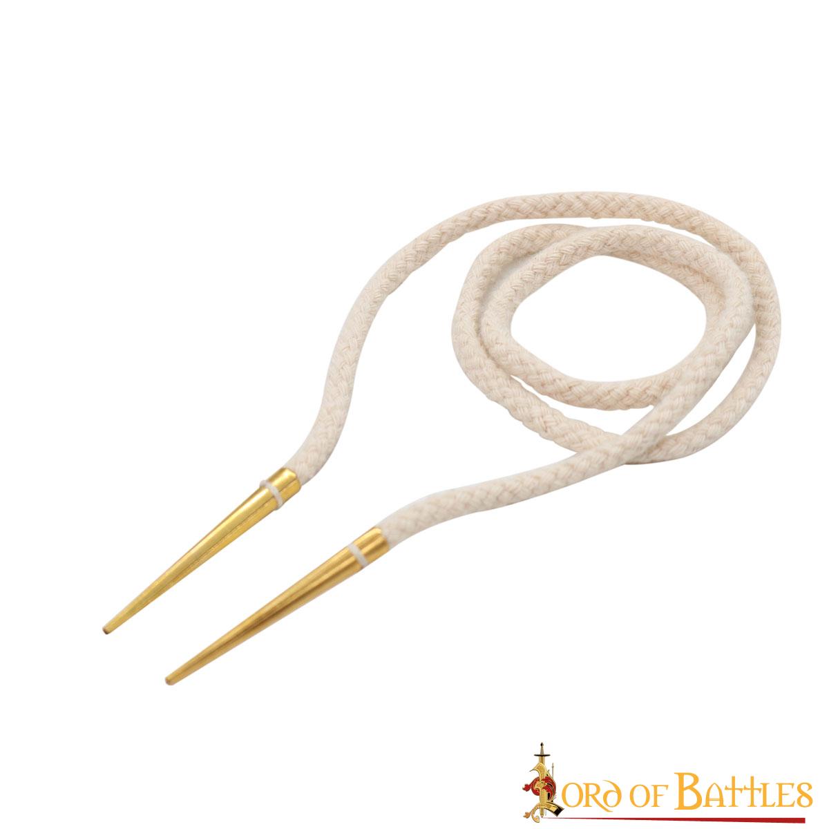 Imagen única de: Aiglets Medievales de Latón - Juego de 10 Puntas de Cordón Resistentes (3,6 Cm)