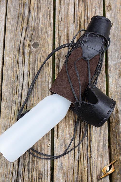 Imagen única de: Frasco De Plástico De 500 Ml Para Portabotellas Con Cordones
