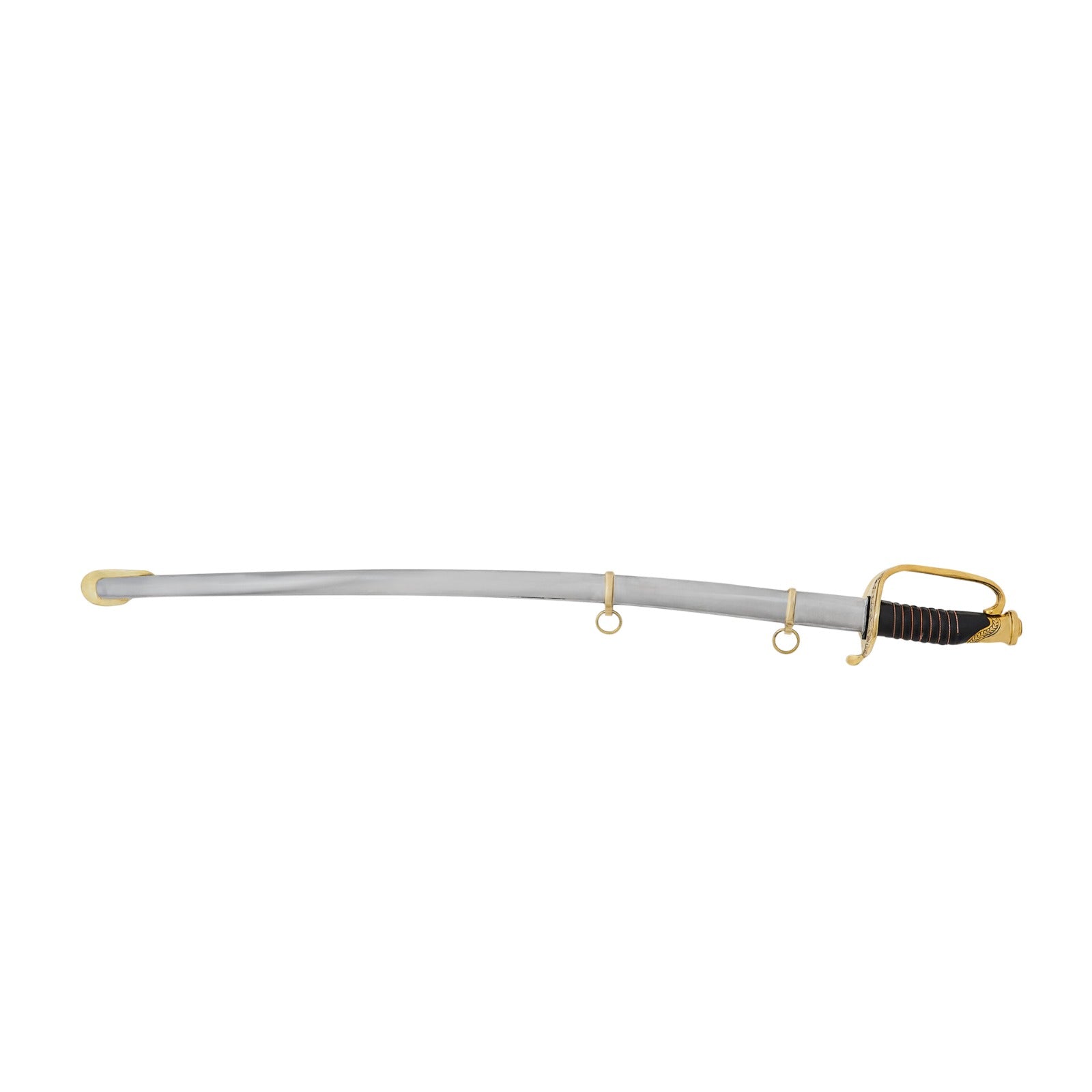 Imagen única de: Espada Sable de Caballería de la Guerra Civil de Ee.uu. con Vaina de Acero
