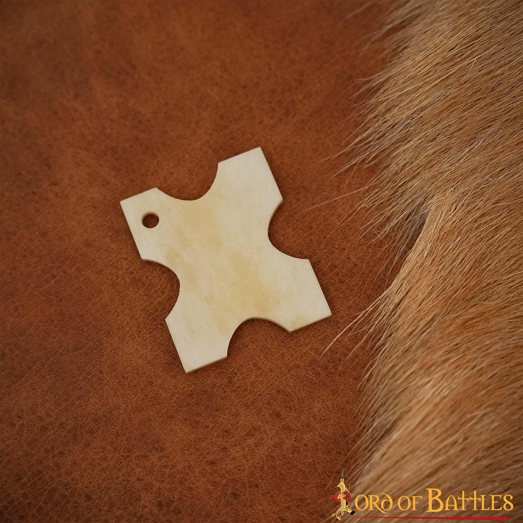 Imagen única de: Enrollador de Hilo Vikingo de Hueso de Buey Pulido - Herramienta Tradicional Nórdica para Hilos