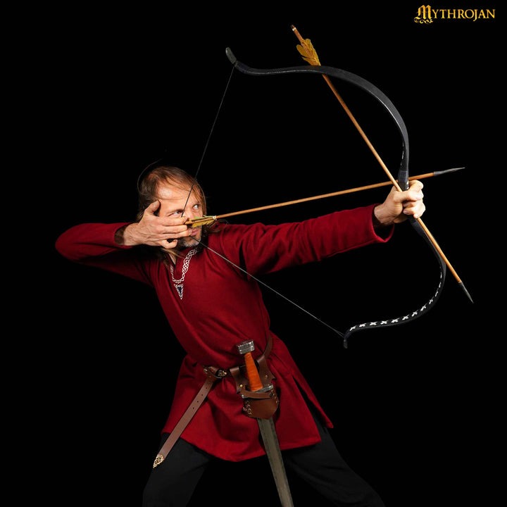 Imagen única de: Mythrojan Medieval Renacimiento Espada de Cuero Rana Espada Larp Disfraz Accesorio Rana Espada Porta Estoque Caballero Espada Cinturón Rana Daga de Cuero Espada Pirata Funda