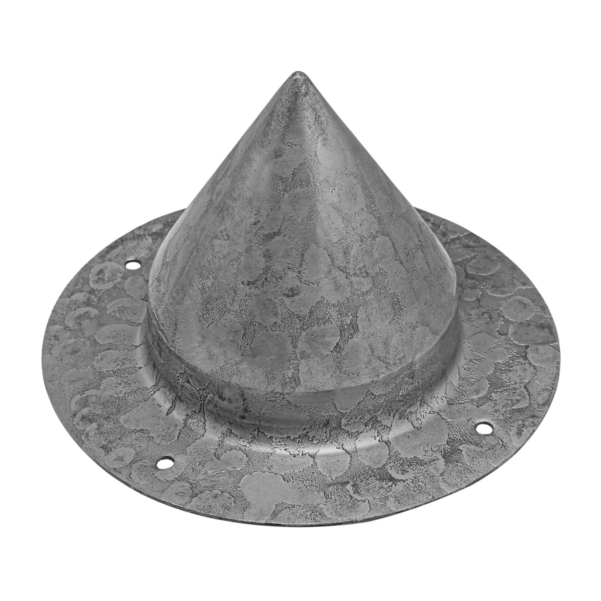 Imagen única de: Jefe de Escudo Cónico Medieval Alemán - Acero Forjado a Mano Calibre 16