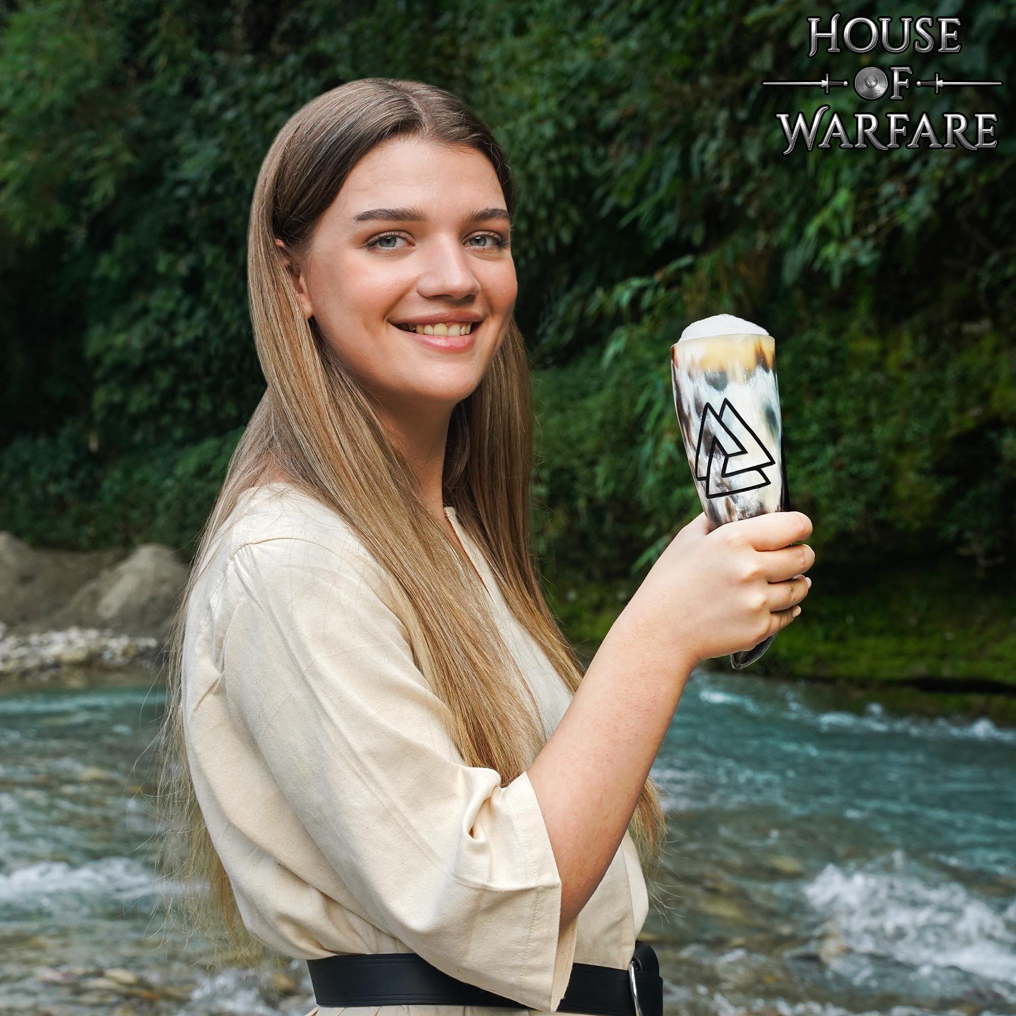Imagen única de: Viking Valknut 300 Ml Cuerno para Beber Original